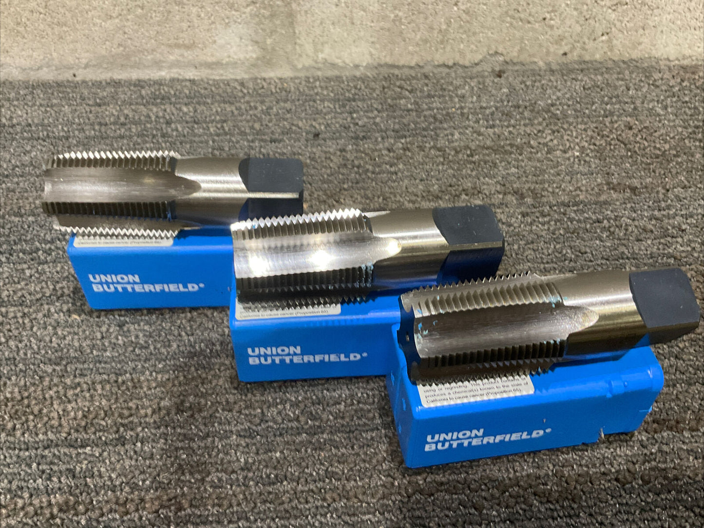 UNUON BUTTERFIELD UB 1541 1010524 NPT PIPE TAP 11 1/2” 222 LOT OF 3