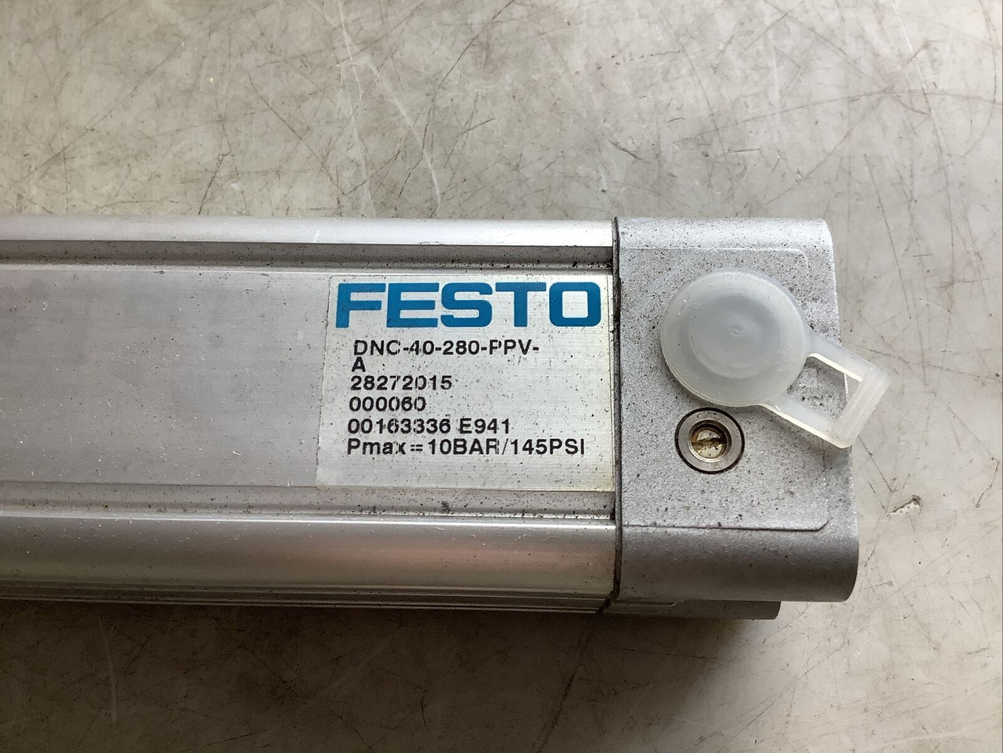 FESTO DNC-40-280-PPV-A PNEUMATIC CYLINDER 145PSI 999