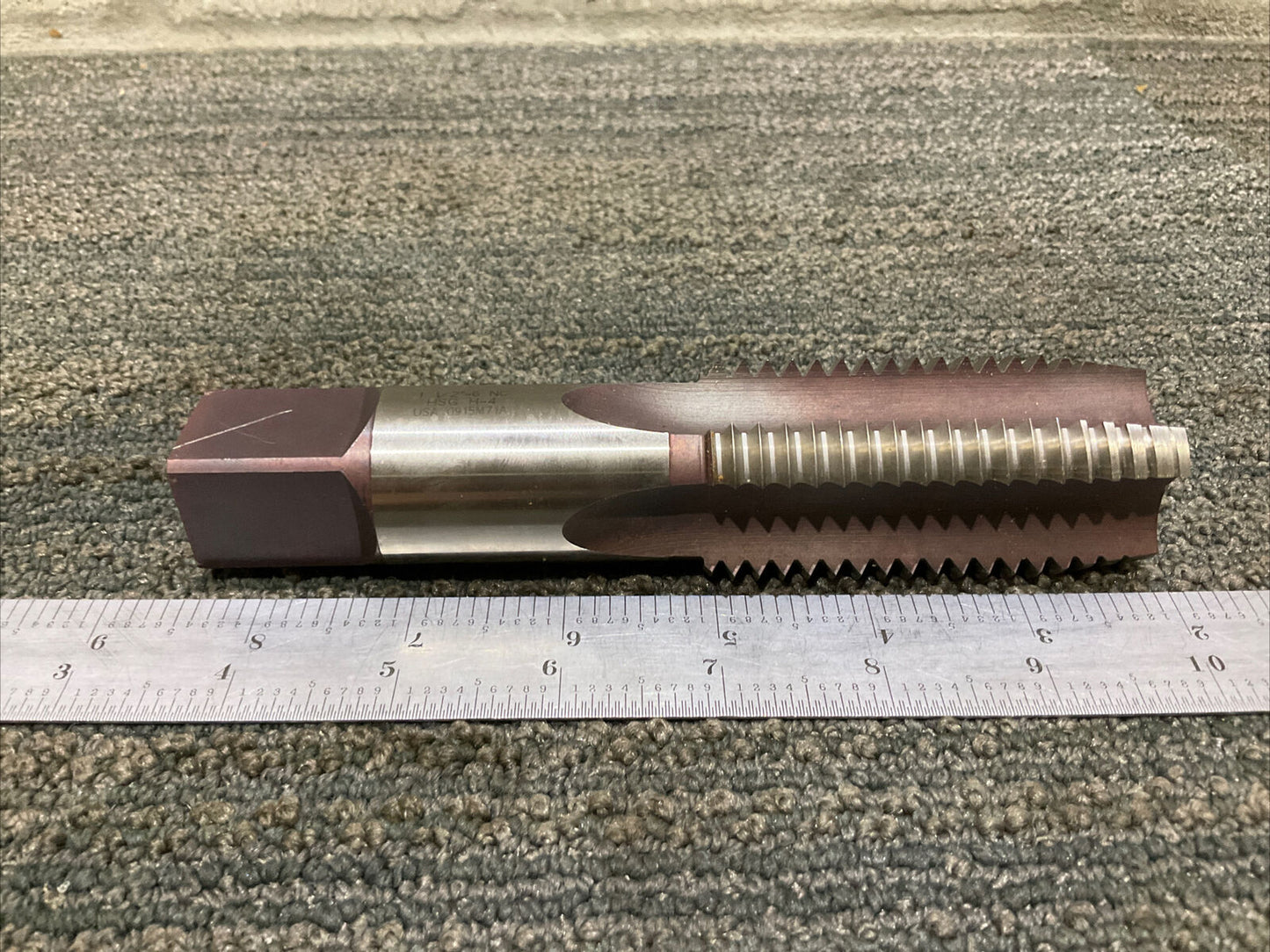 ALLEGIANCE 3749842 0915M71A 1 1/2-6 NC HSG H-4 FLAT HAND TAP 222