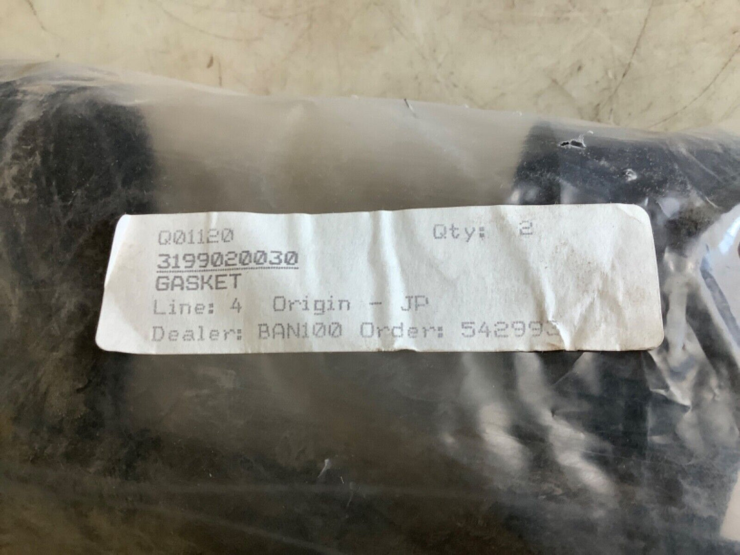 KAWASAKI 3199020030 HYDRAULIC TANK GASKET 222 - QTY 2