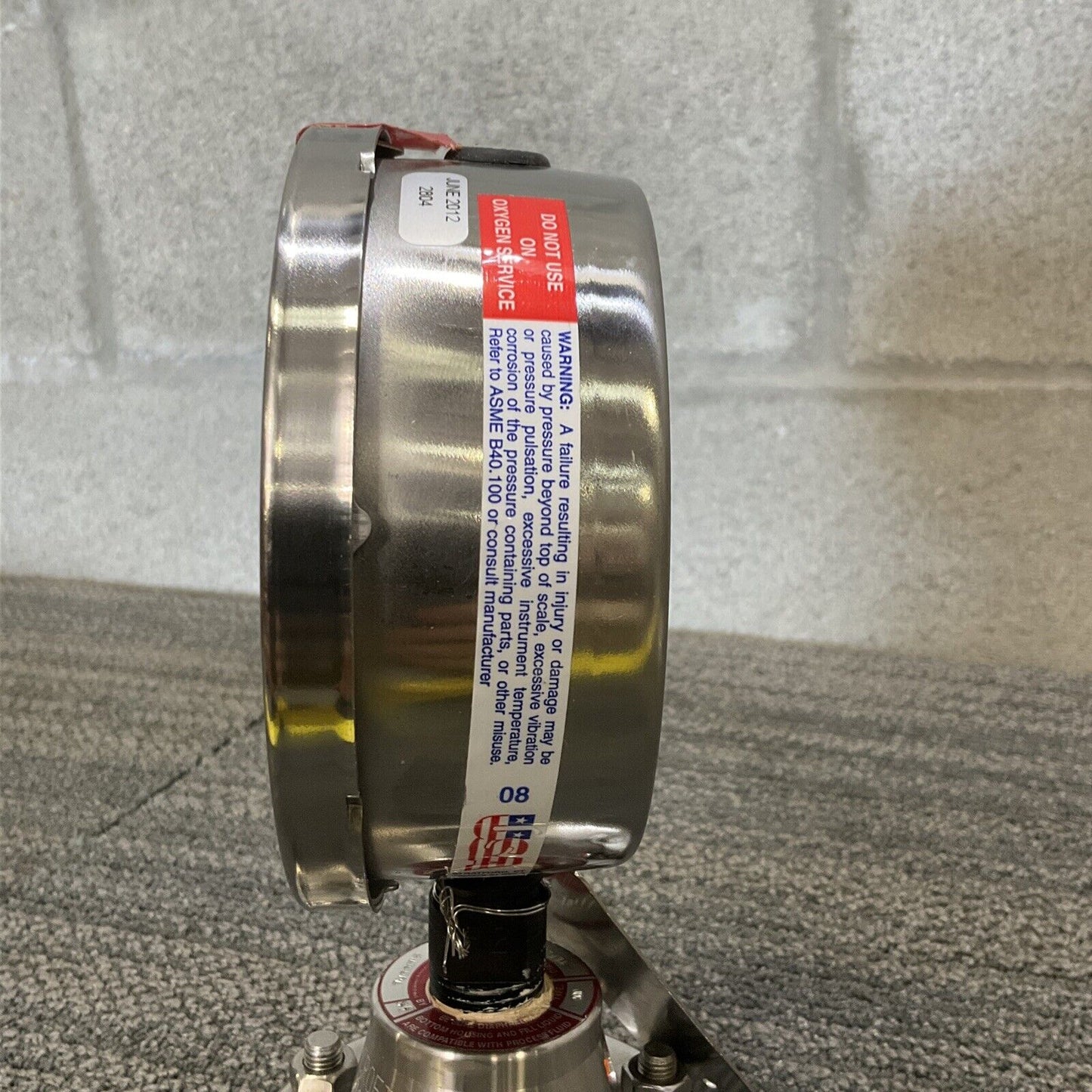 ASHCROFT GAUGE 45 1009S 04L WITH DIAPHRAGM SEAL 50 200TS 04T