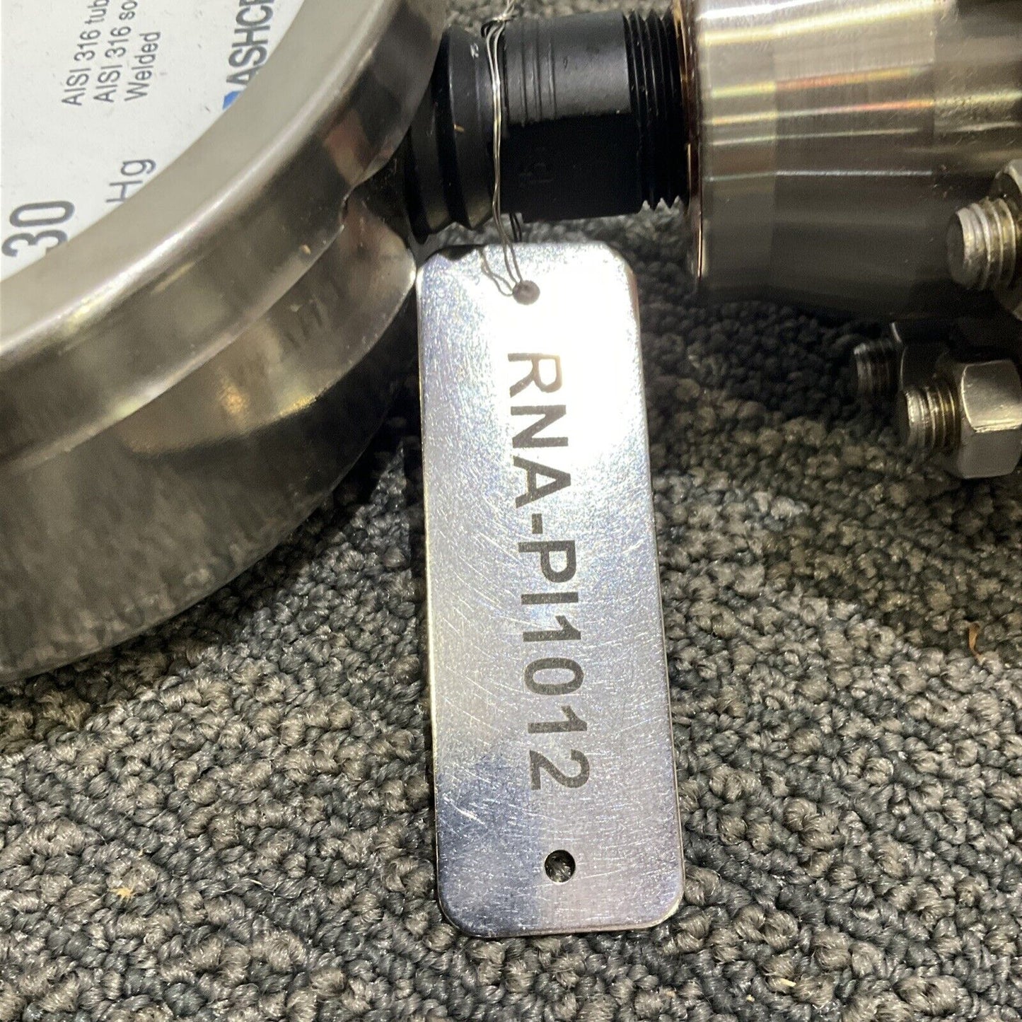 ASHCROFT GAUGE 45 1009S 04L WITH DIAPHRAGM SEAL 50 200TS 04T