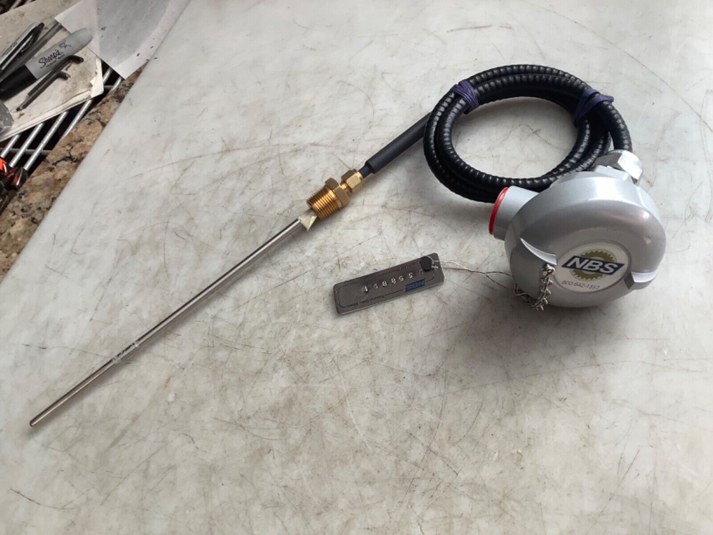 NBS NATIONAL BASIC SENSOR D358891 THERMOCOUPLE 12IN