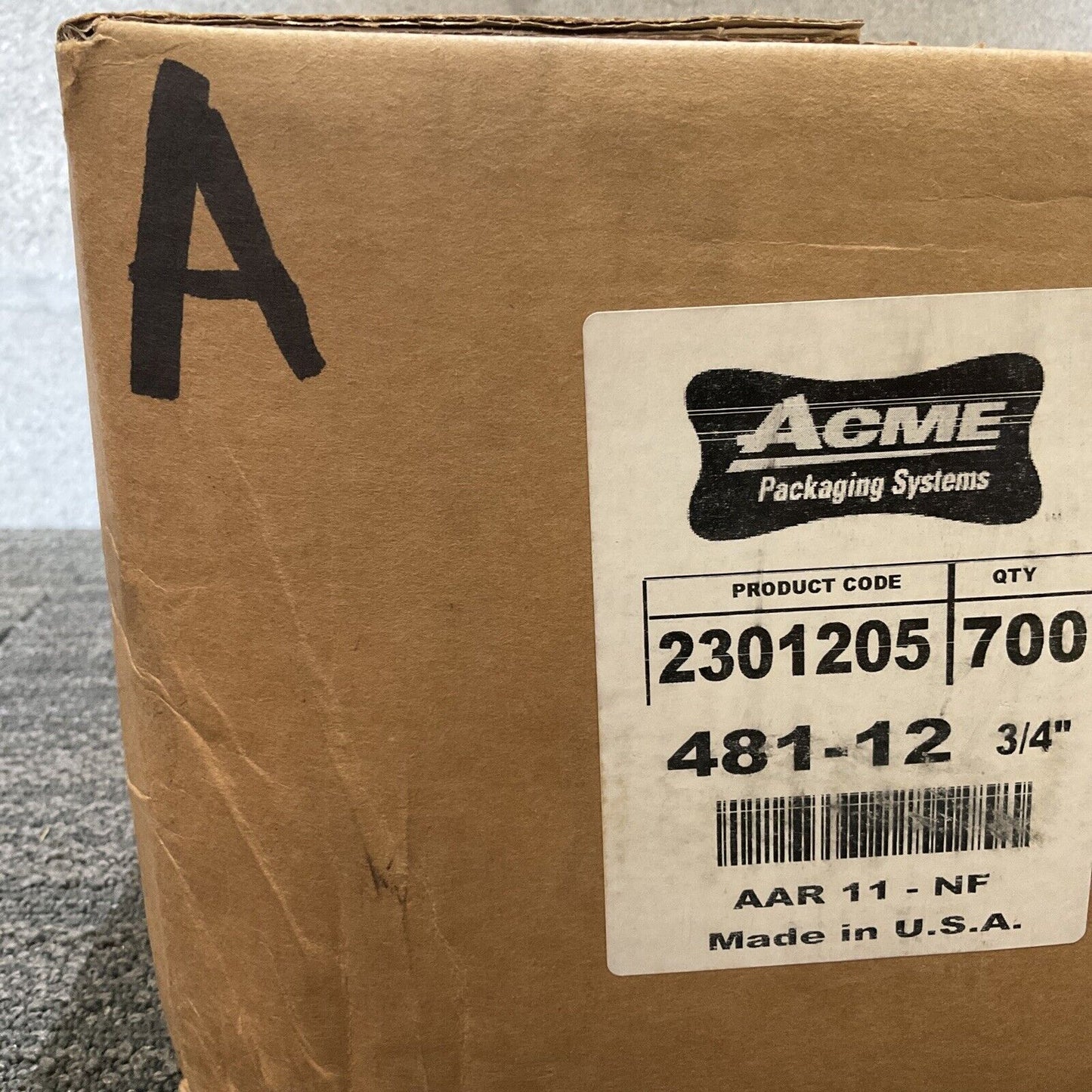 ACME 2301205 3/4” STEEL STRAPPING STEEL BANDING 700 Qty