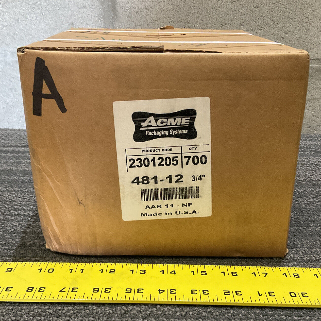 ACME 2301205 3/4” STEEL STRAPPING STEEL BANDING 700 Qty