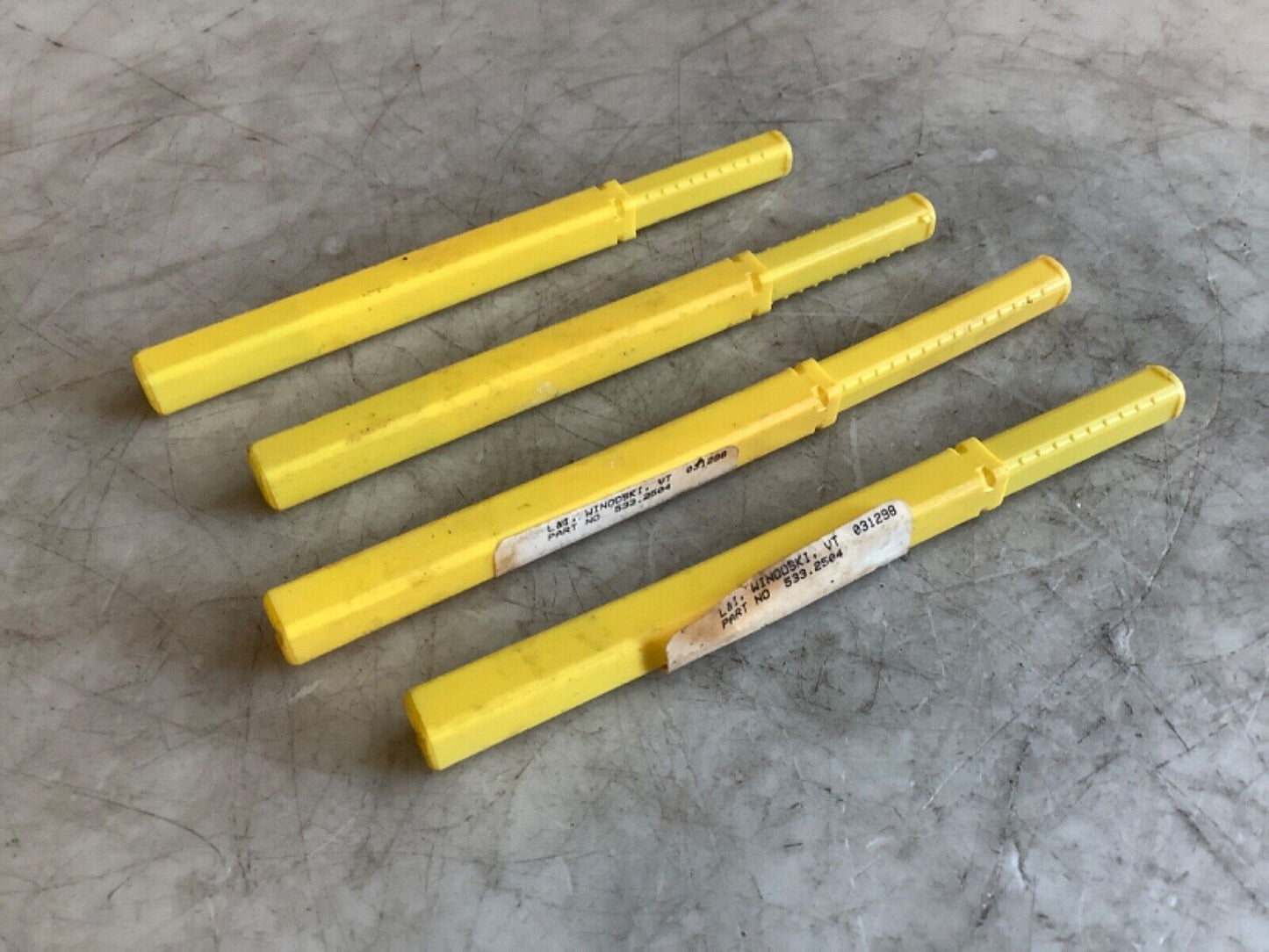 L&I 533.2504 CHUCKING REAMER HSS 333 - LOT OF 4