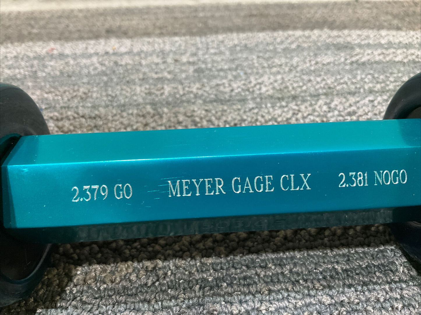 MEYER GAGE 150316 GO 2.379 NOGO 2.381 PLUG GAGE SET 333