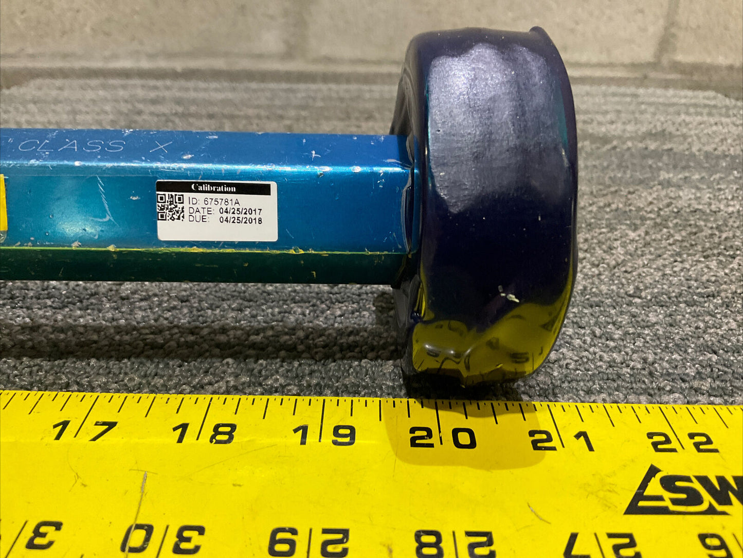LC 675781 GO 3.012 NOGO 3.016 CLASS X PLUG GAGE SET 333