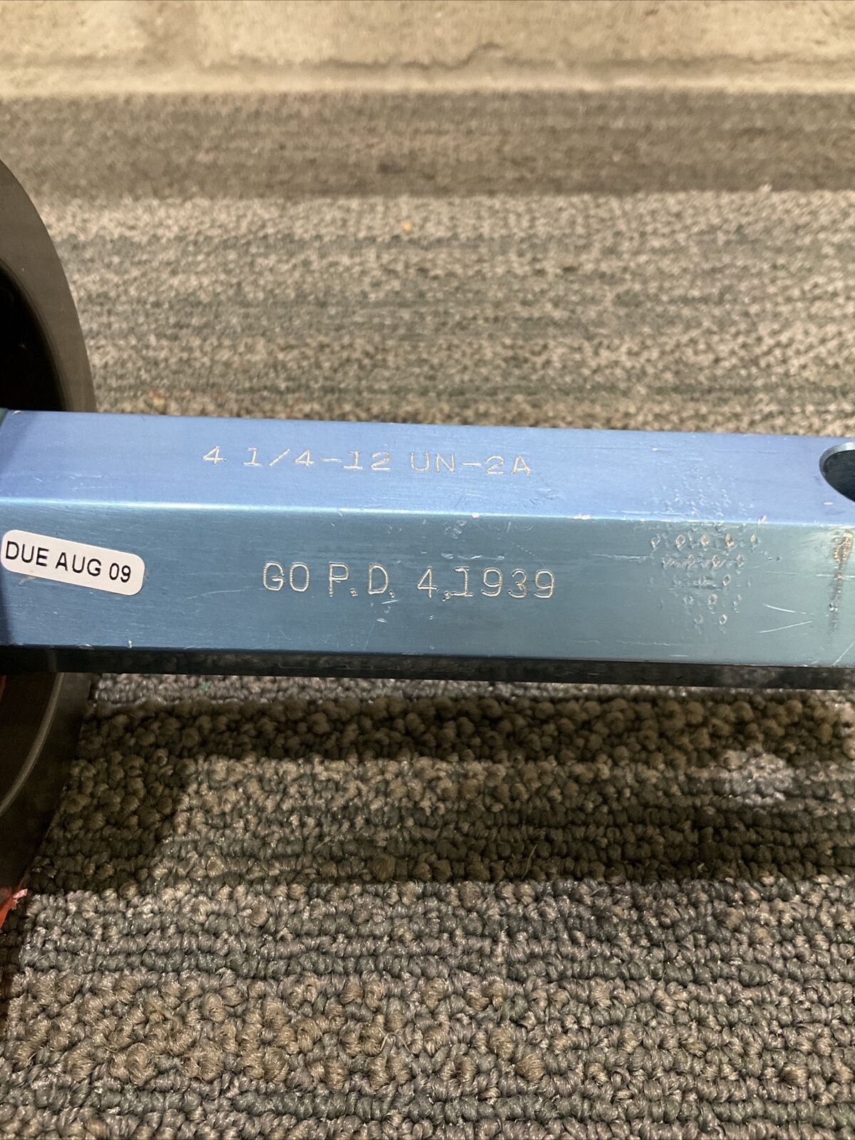 THREAD-CRAFT 114225 GO PD 41939 4 1/4-12 UN-2A SET-PLUG GAGE 333