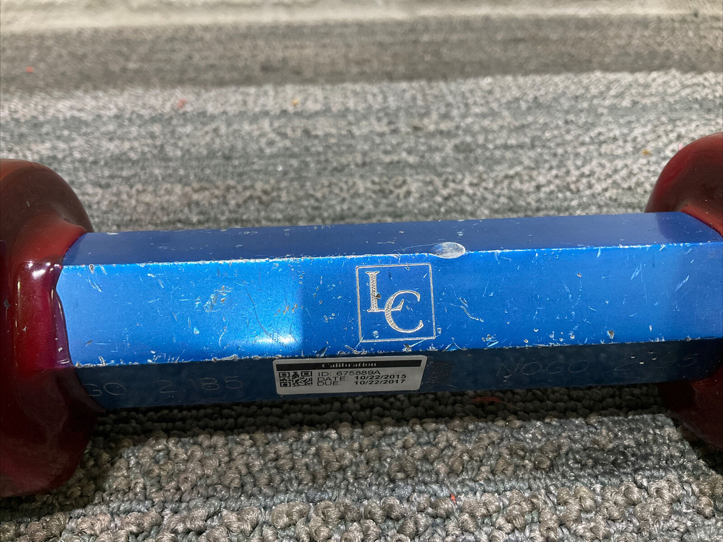 LC GO 2.185 NOGO 2.195 CLASS X THREAD GAGE SET 333