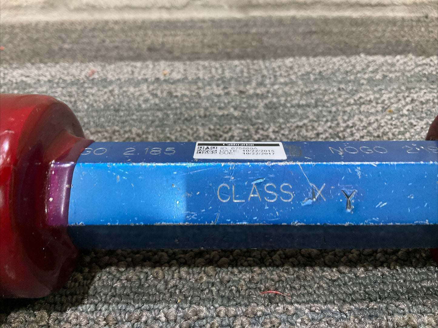 LC GO 2.185 NOGO 2.195 CLASS X THREAD GAGE SET 333