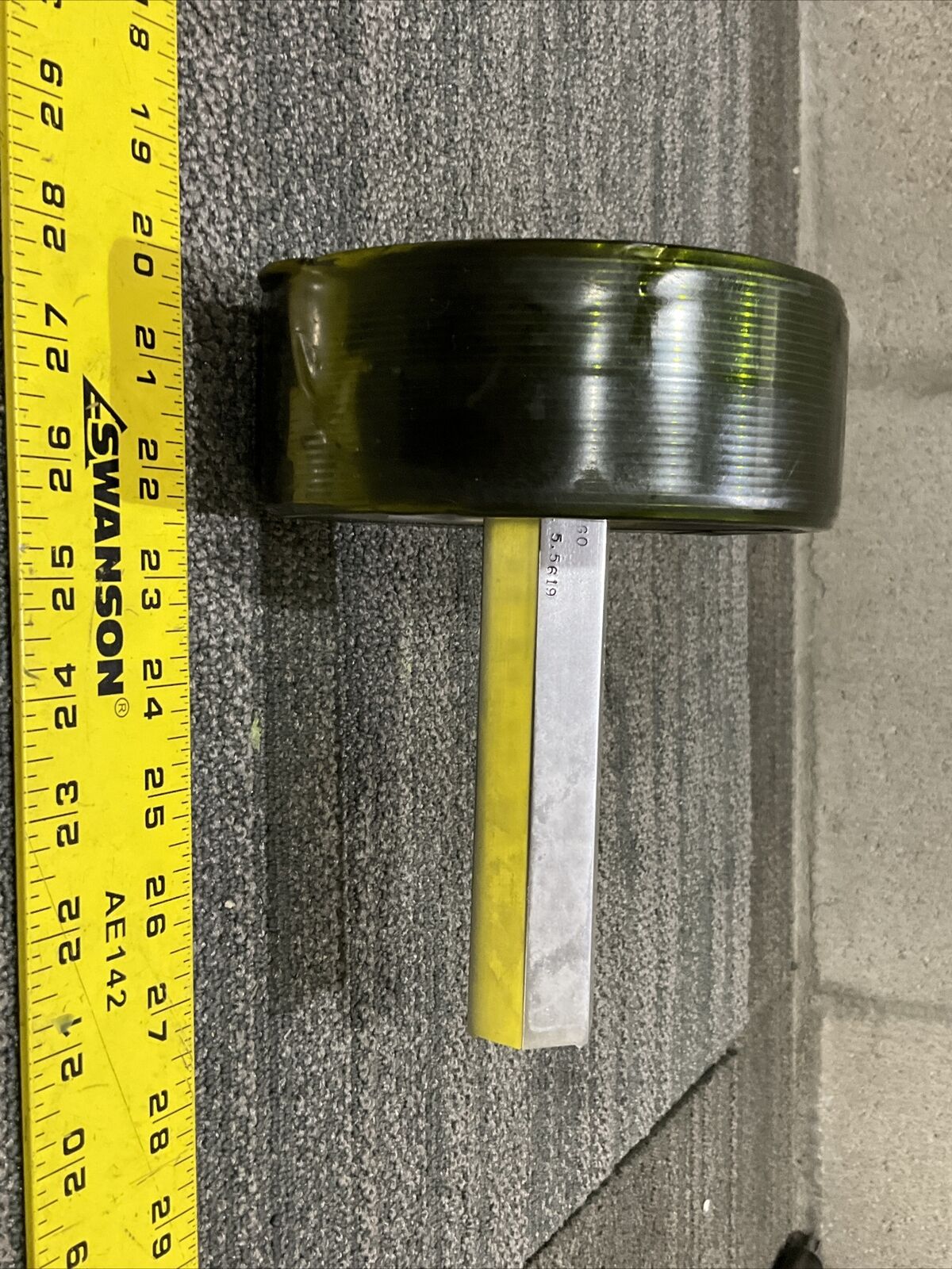 SWANSON 5 5/8-12 UN 2 NOT GO PD 5.5619W 5.6250-I2 UN 12 THREADED GAGE 333