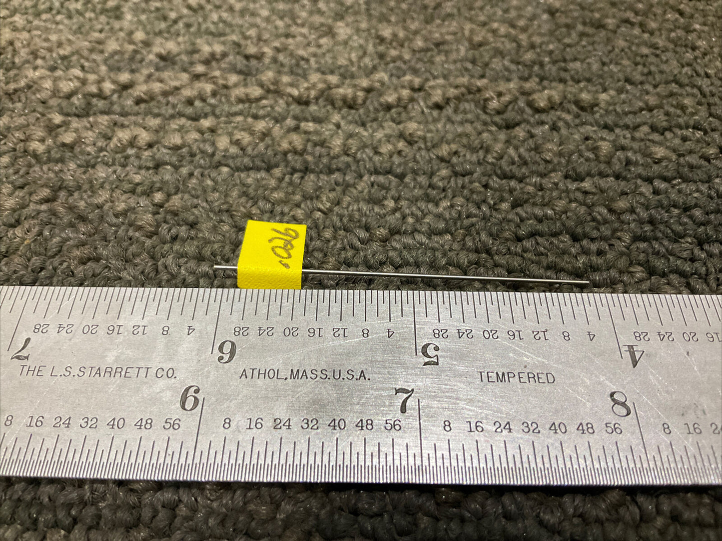 VERMONT GAGE .011-.060 A SERIES PIN GAUGES 444 INCOMPLETE