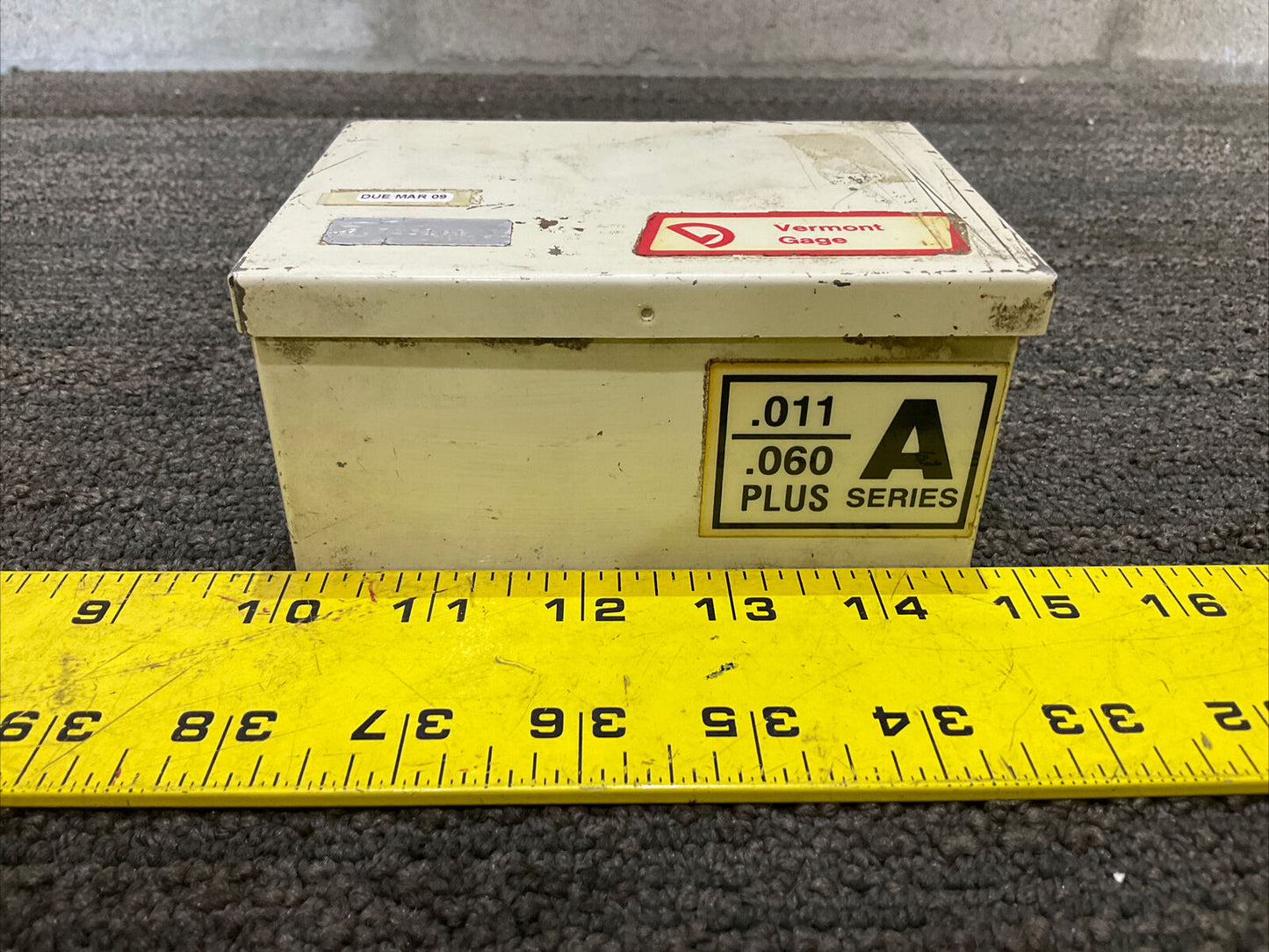 VERMONT GAGE .011-.060 A SERIES PIN GAGE SET 333 INCOMPLETE