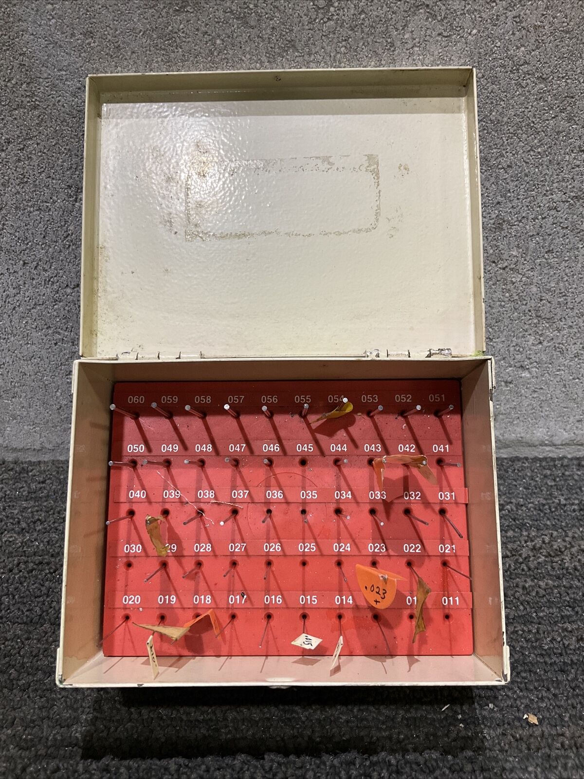 VERMONT GAGE .011-.060 A SERIES PIN GAGE SET 333