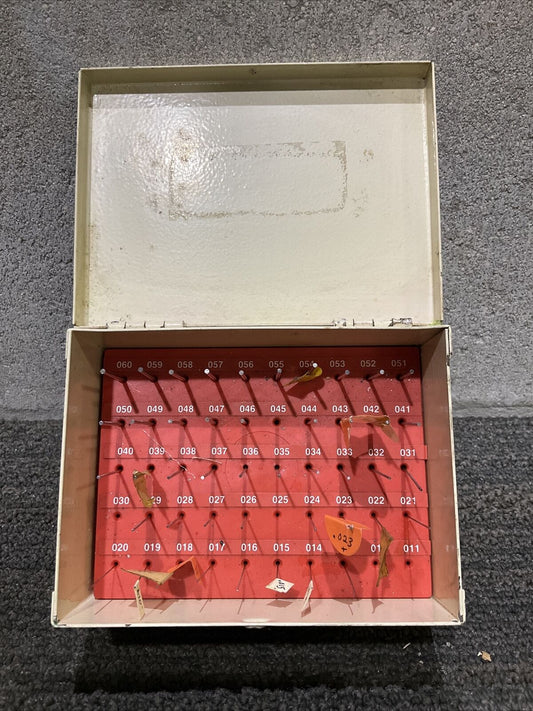 VERMONT GAGE .011-.060 A SERIES PIN GAGE SET 333