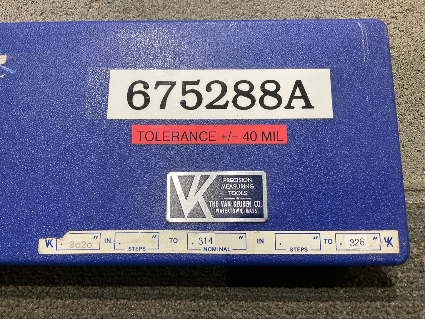 VAN GAUGE .3020-.326 17 PIECE PIN GAUGE SET 333