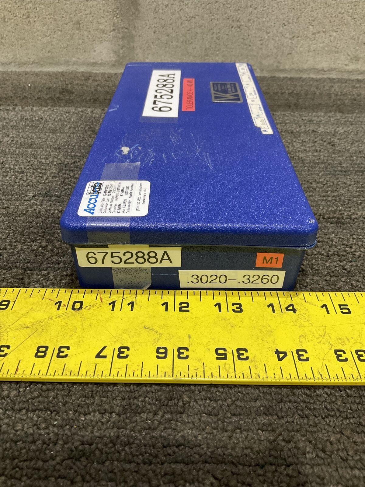 VAN GAUGE .3020-.326 17 PIECE PIN GAUGE SET 333