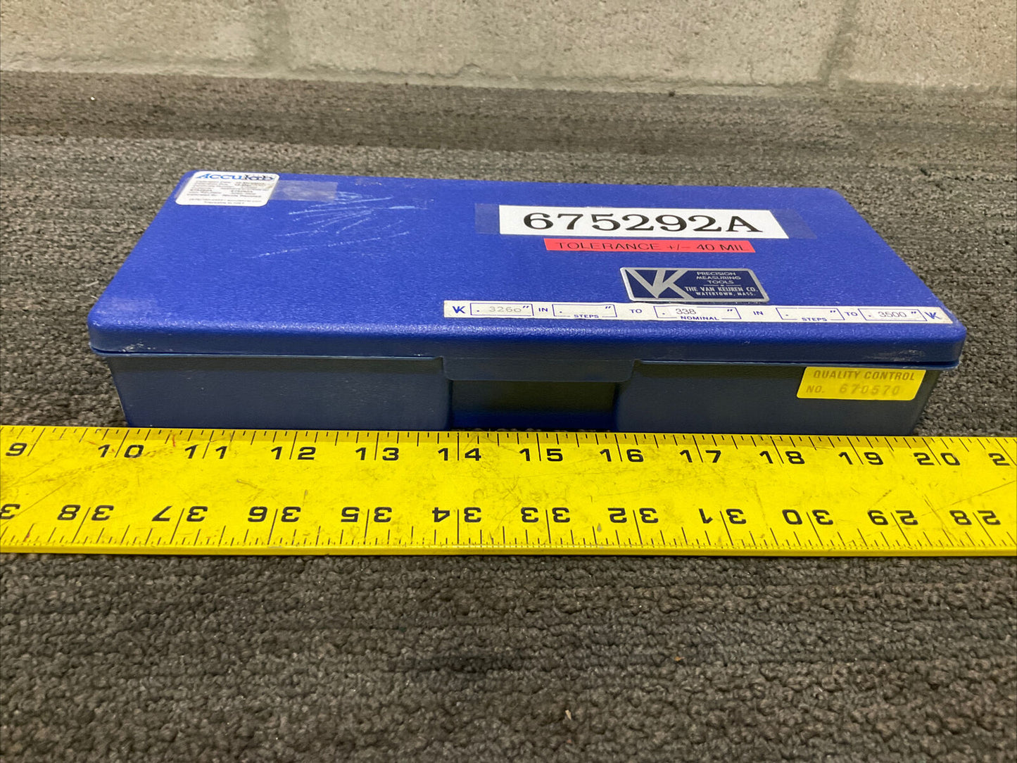 VAN KEUREN .3260-.3500 17 PIN GAUGE SET 333