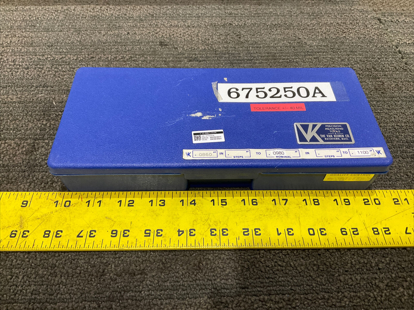 VAN KEUREN .0860-.1100 17 PIN GAUGE SET 333