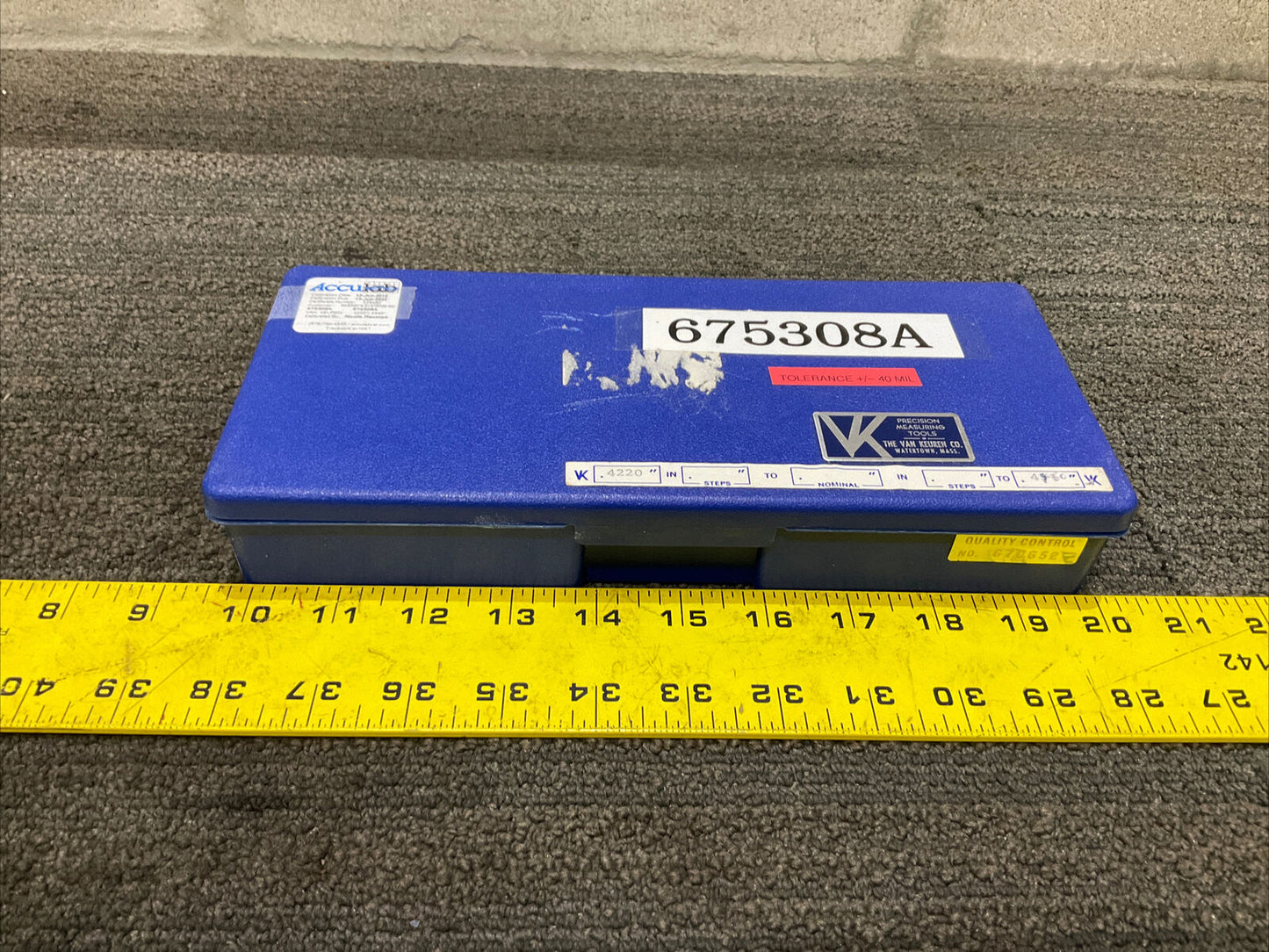 VAN KEUREN .4220-.4460 17 PIN GAUGE SET 333