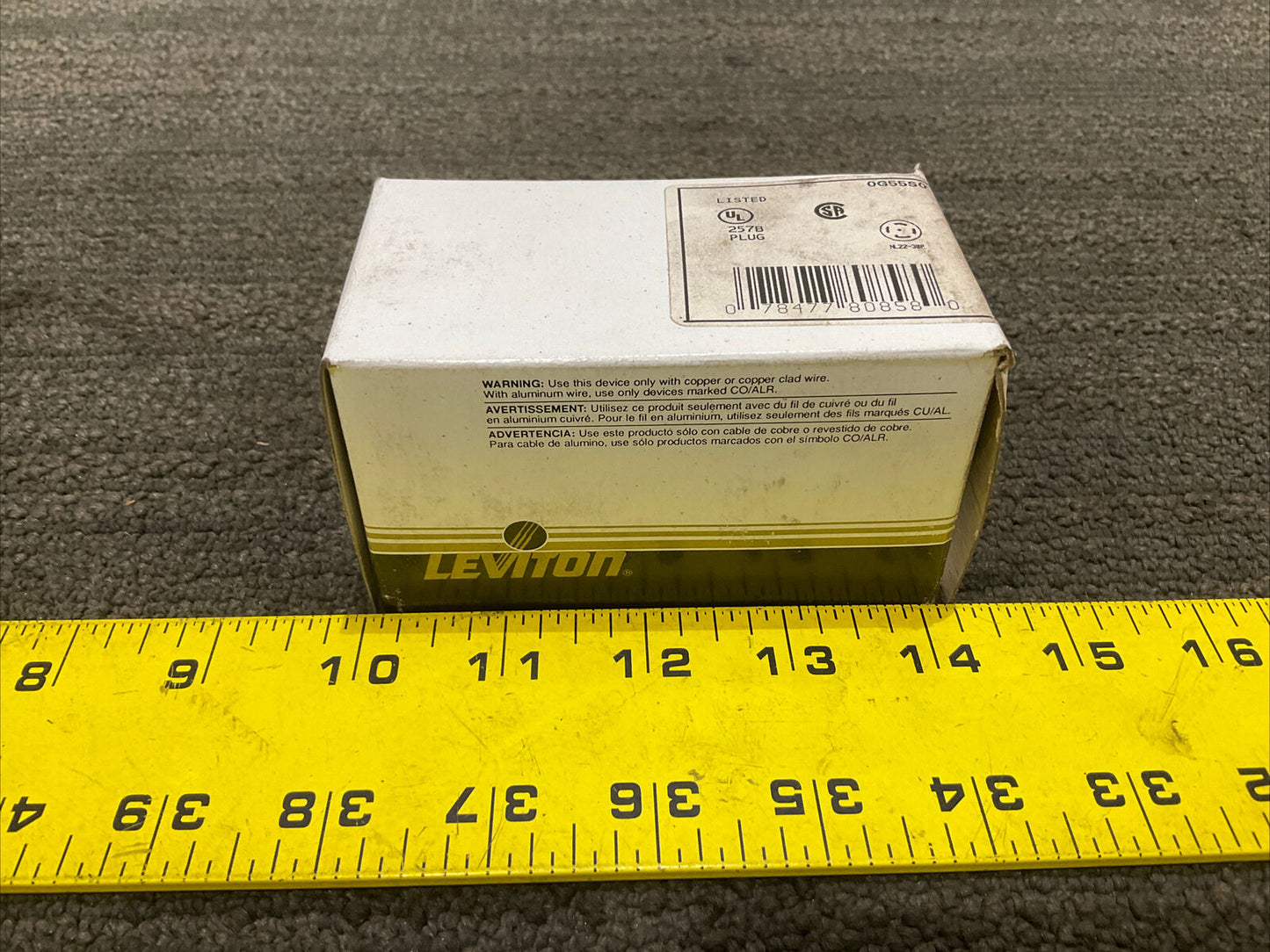 LEVITON 2821 4-POLE 5-WIRE GOUNDING LOCKING PLUG 444