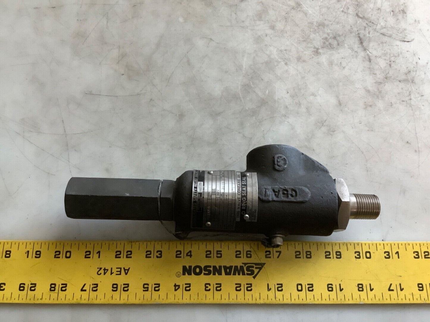 DRESSER 1990C-1-XDA1 CONSOLIDATED SAFETY RELIEF VALVE 1/2IN 444