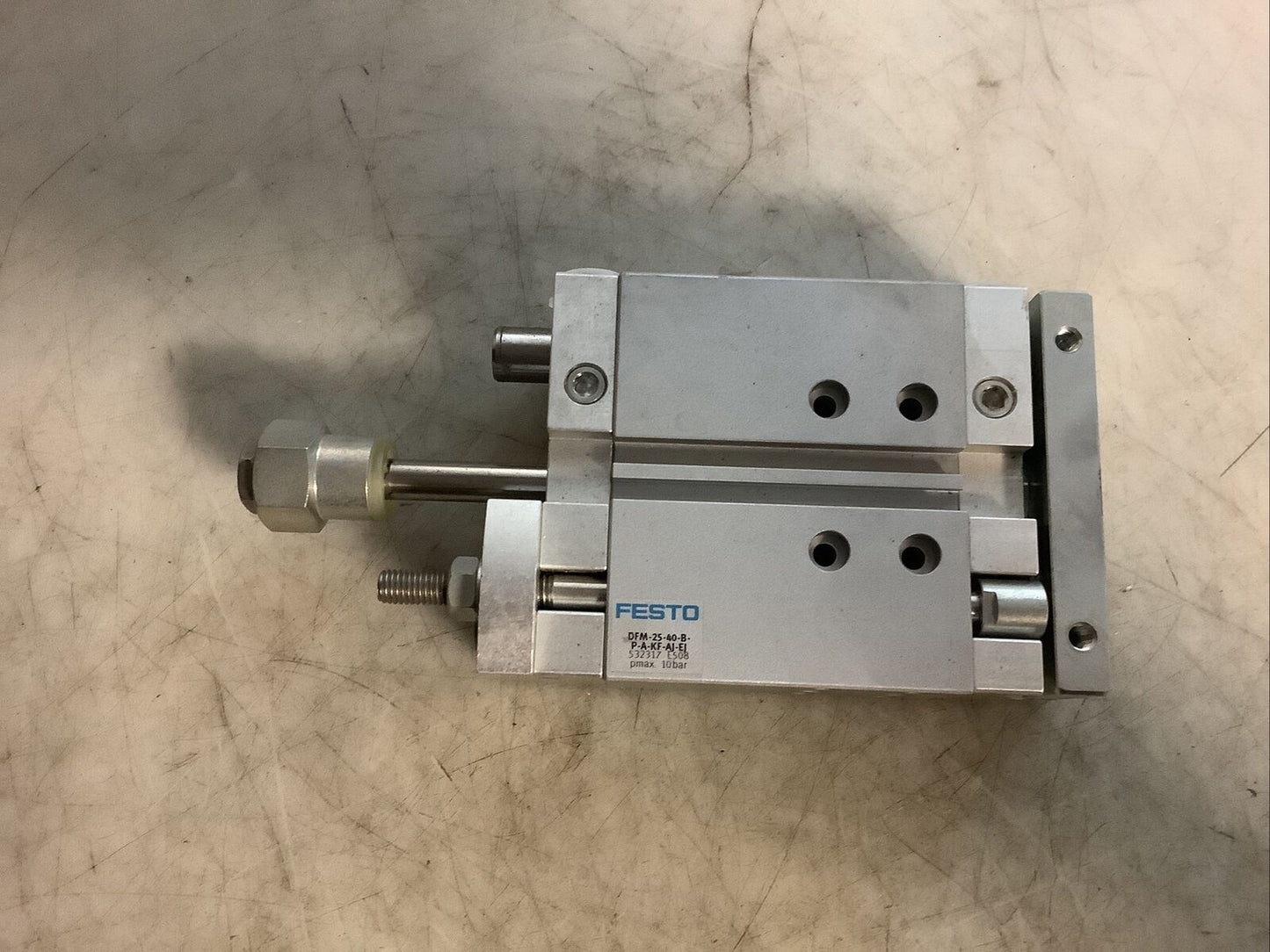 FESTO 532317 DFM-25-40-B-P-A-KF-AL-EL LINEAR GUIDE W/ ZBH-7/ZBH-9 999