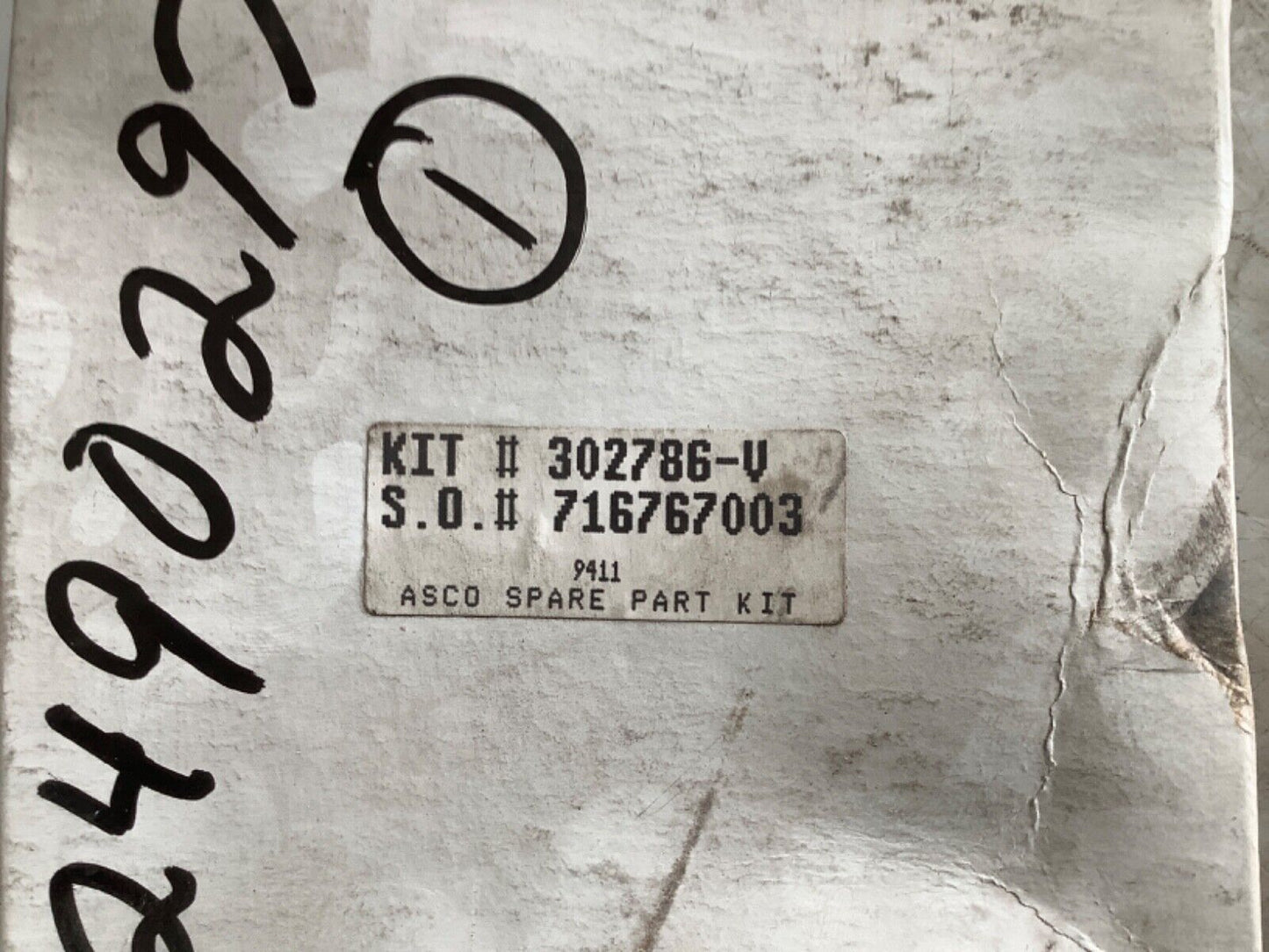 ASCO 302786-V VALVE REBUILD KIT 444