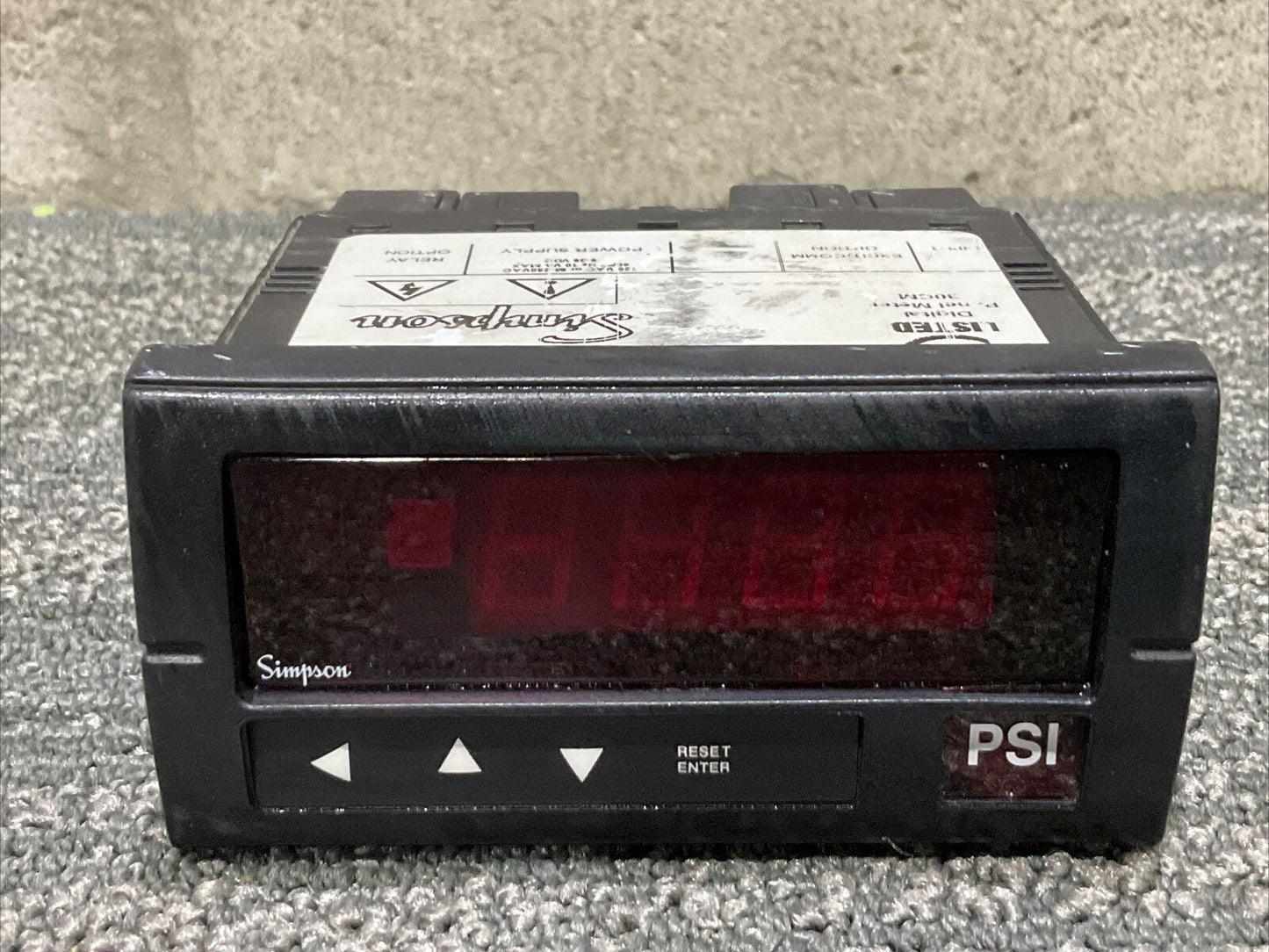 SIMPSON H335 DIGITAL PANEL METER 222