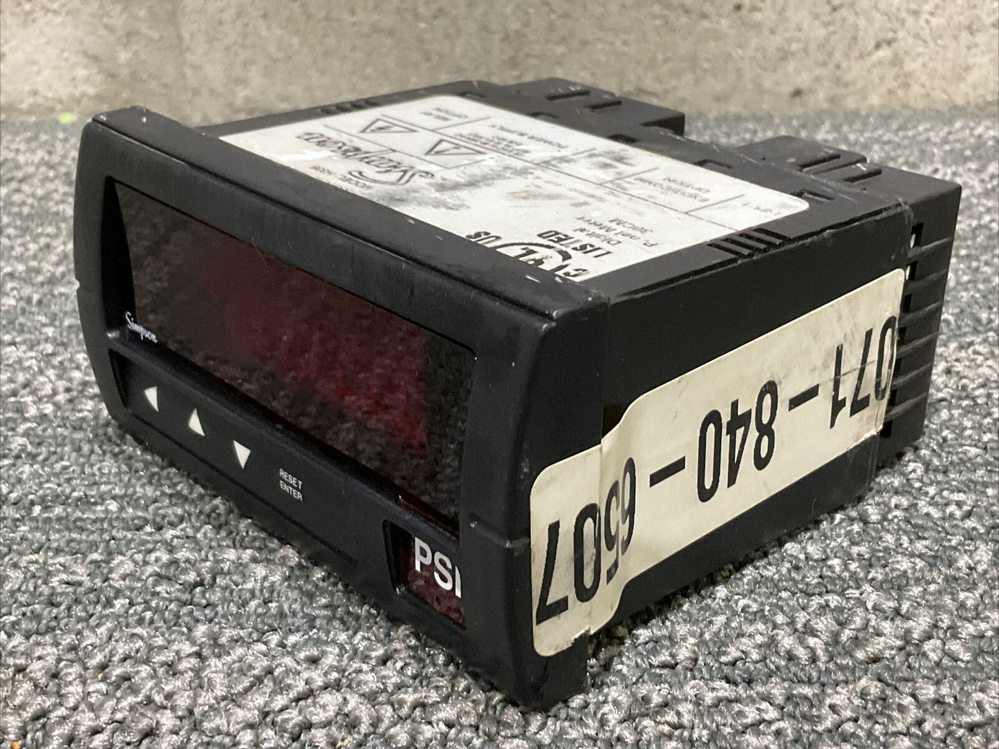 SIMPSON H335 DIGITAL PANEL METER 222