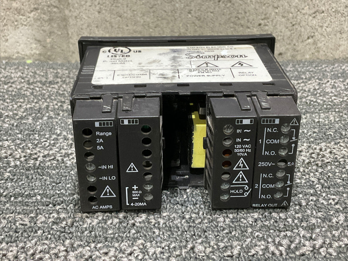 SIMPSON H335 DIGITAL PANEL METER 222