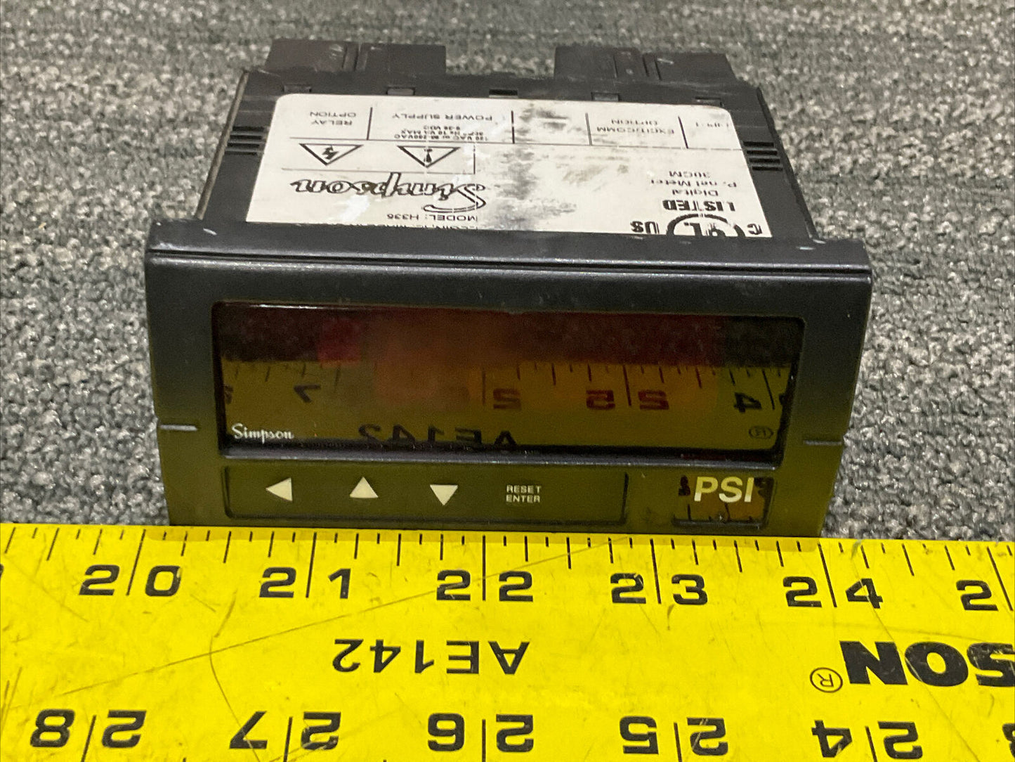 SIMPSON H335 DIGITAL PANEL METER 222