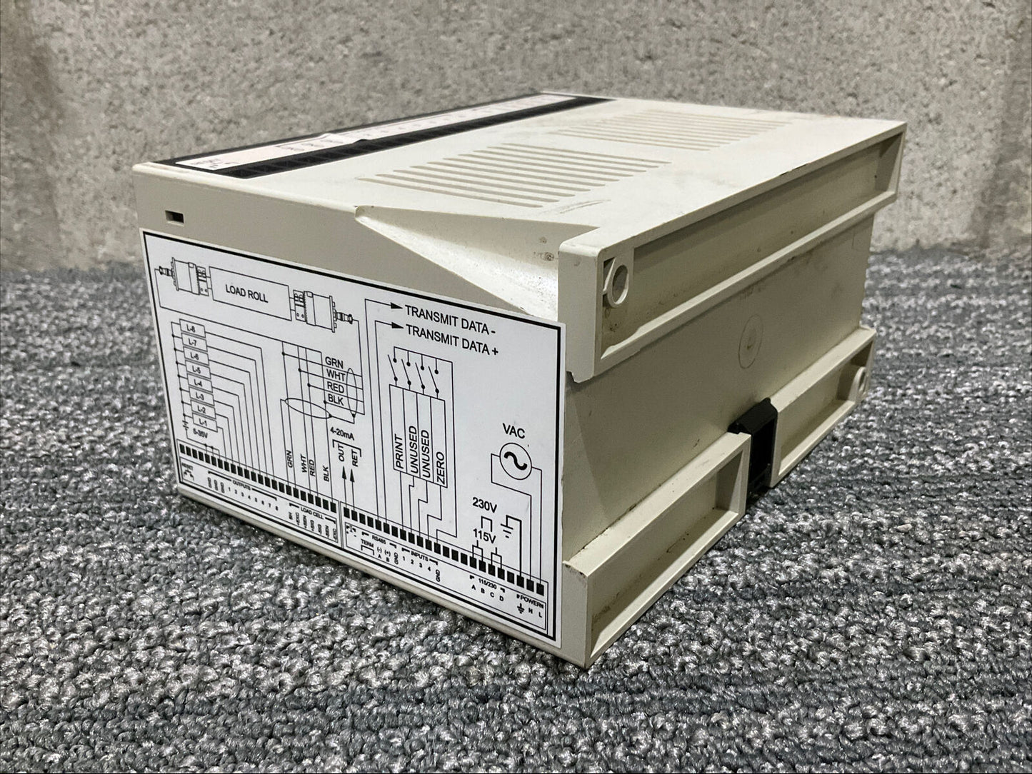 VISHAY BLH PS 2010T WEB TENSION TRANSMITTER 115/230VAC 50/60HZ 222
