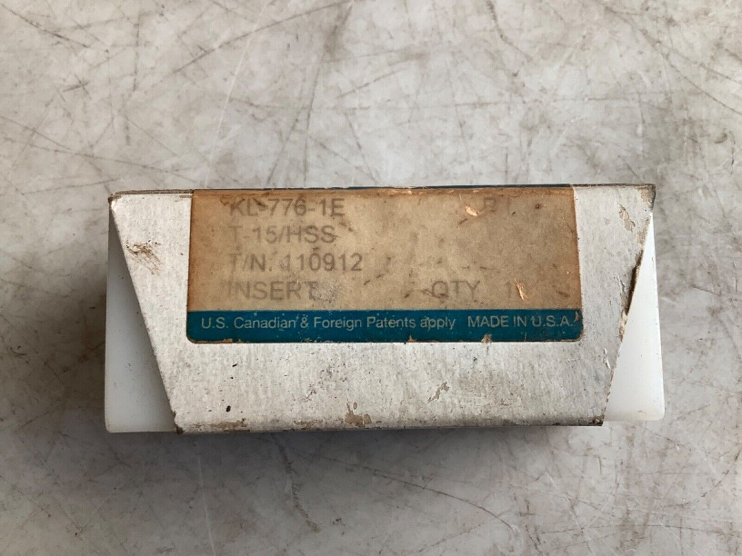 PRECISION INDUSTRIES KL776-1E T-15/HSS INSERT 333 - QTY 8