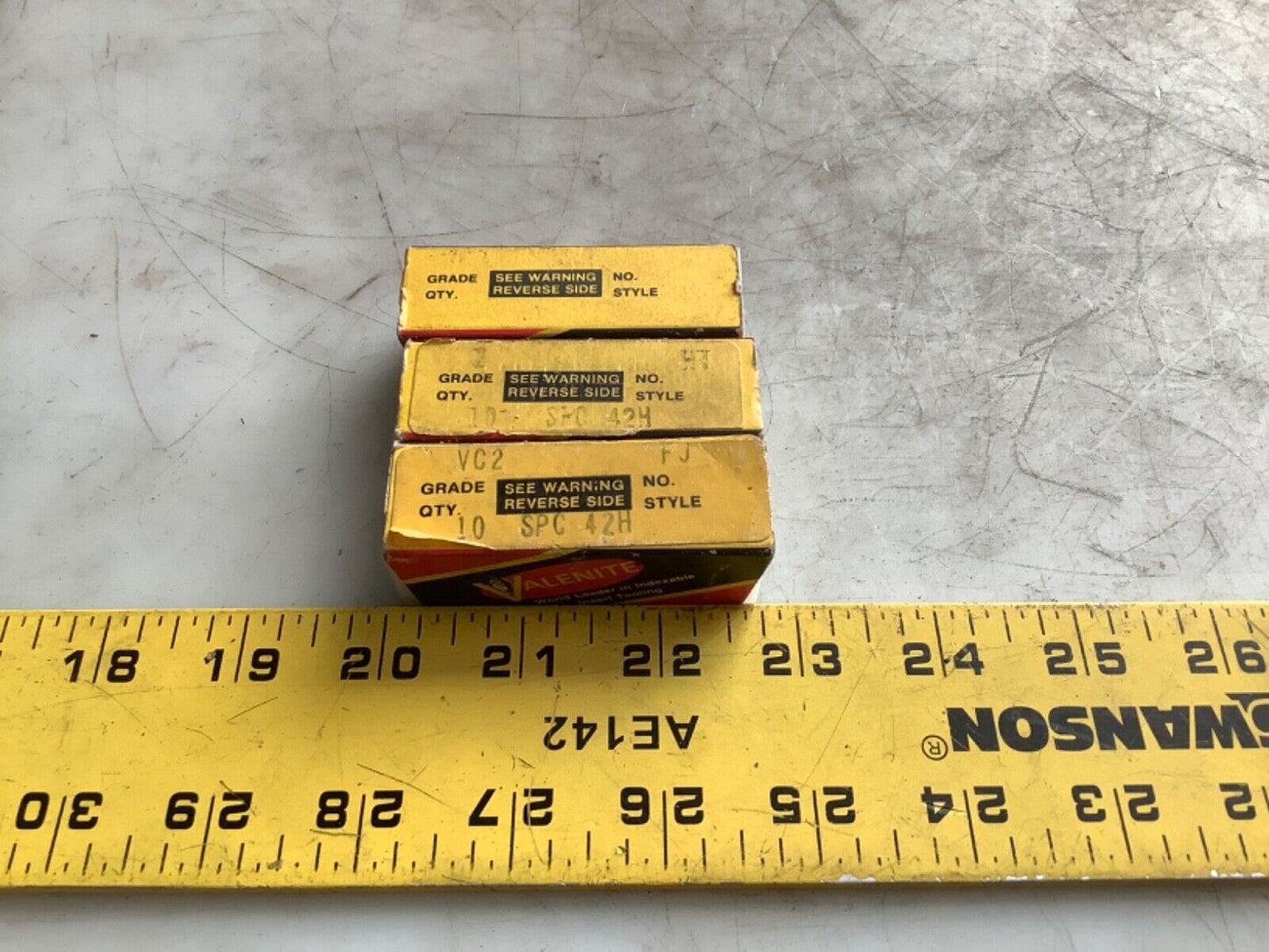 VALENITE SPC 42H VC2 CARBIDE INSERTS 333 - QTY 21