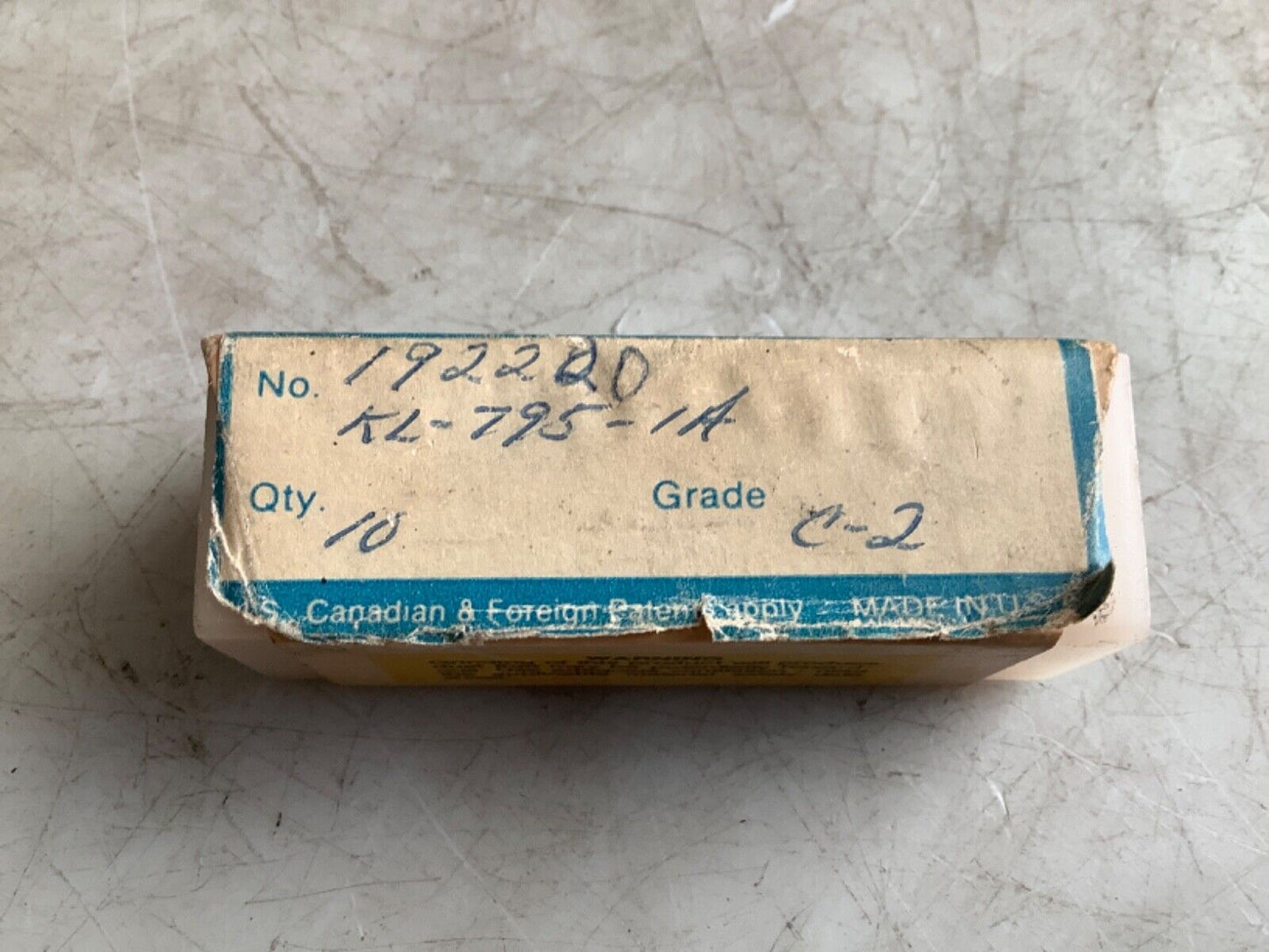 PRECISION INDUSTRIES 192220 INSERT 333 - QTY 7