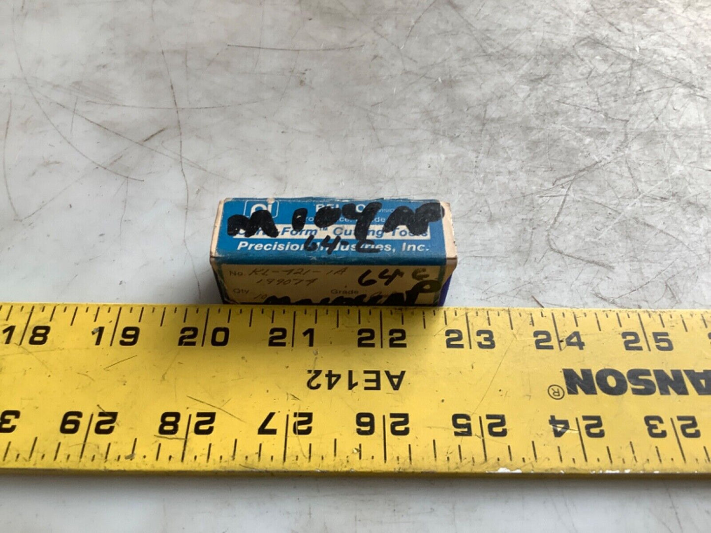PRECISION INDUSTRIES KL-421-1A 199074 INSERTS 333 - QTY 6