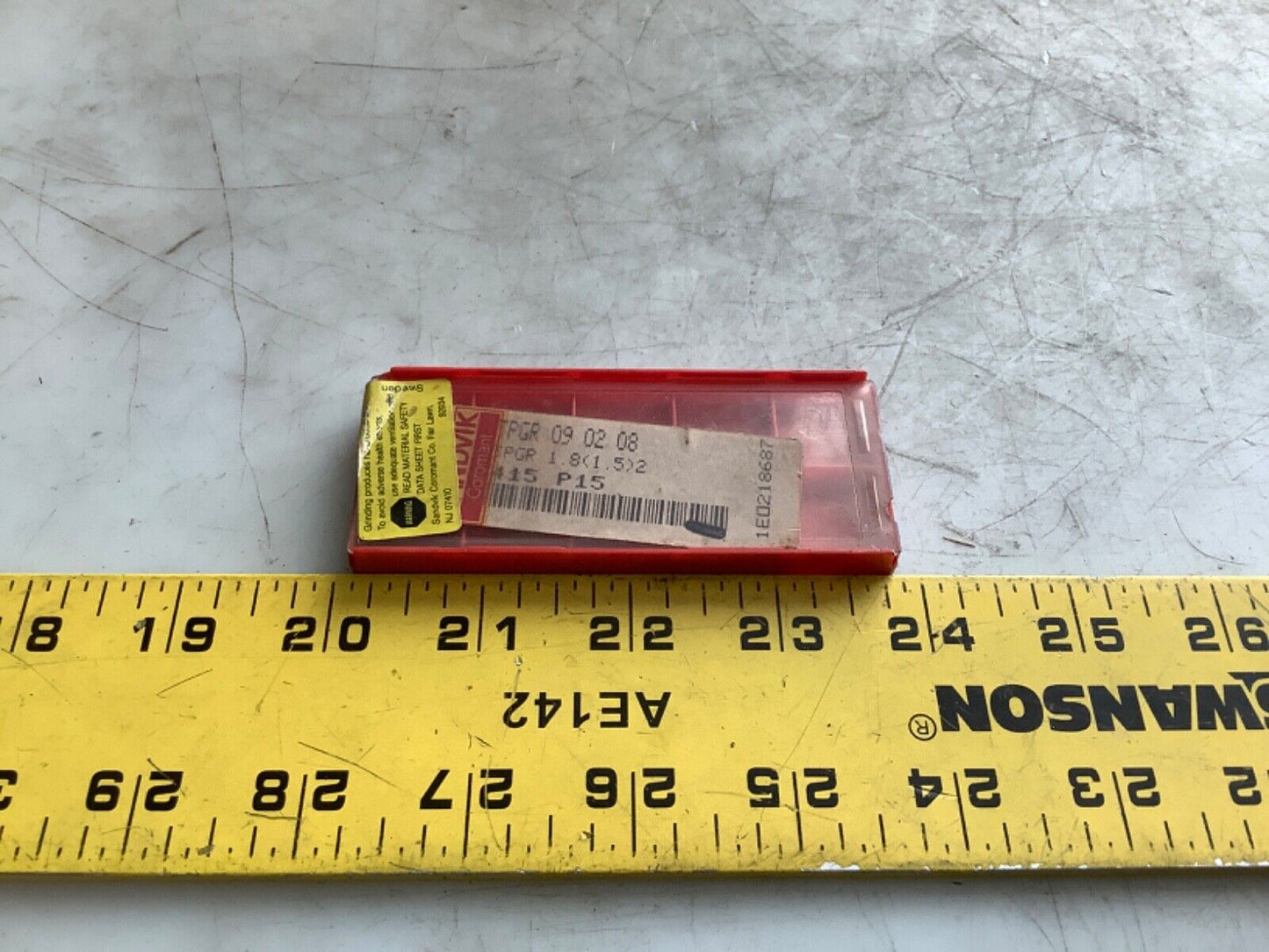 SANDVIK TPGR 09 02 08 INSERT TPGR 1.8 1.5 2 415 P15 333 - QTY 3