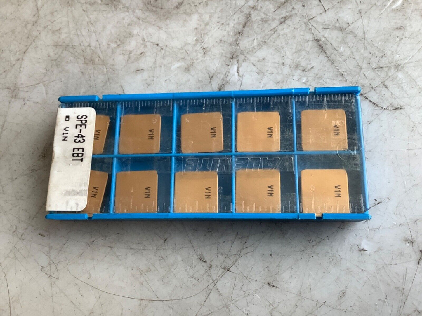 VALENITE SPE-43 EBT V1N INSERT 333 - QTY 10