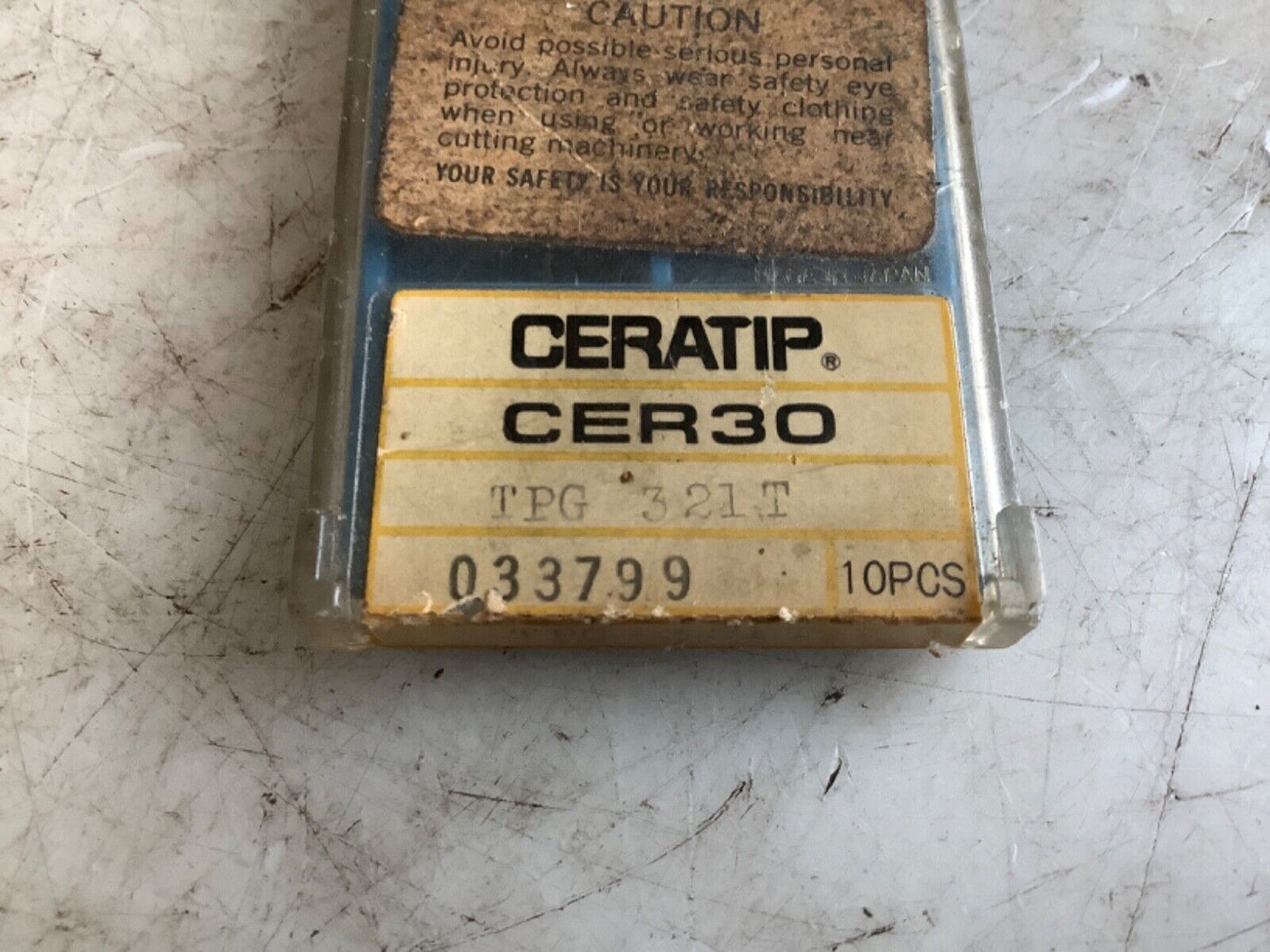 CERATIP 033799 TPG 321T INSERT 333 - QTY 3