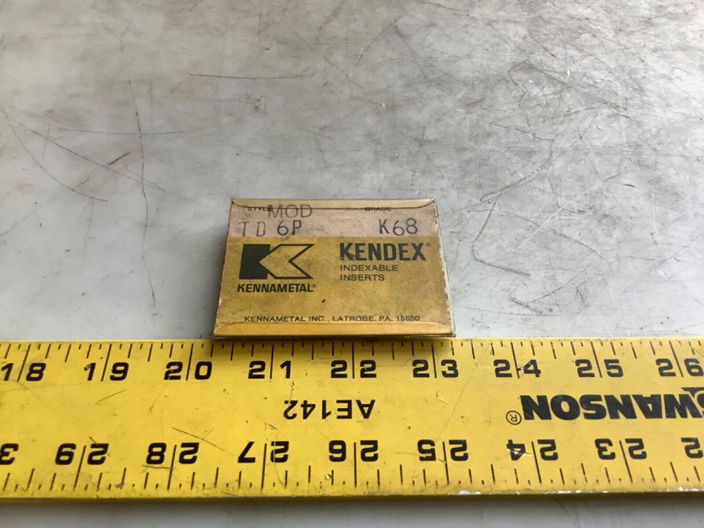 KENNAMETAL TD6P K68 INSERTS 333 - QTY 4