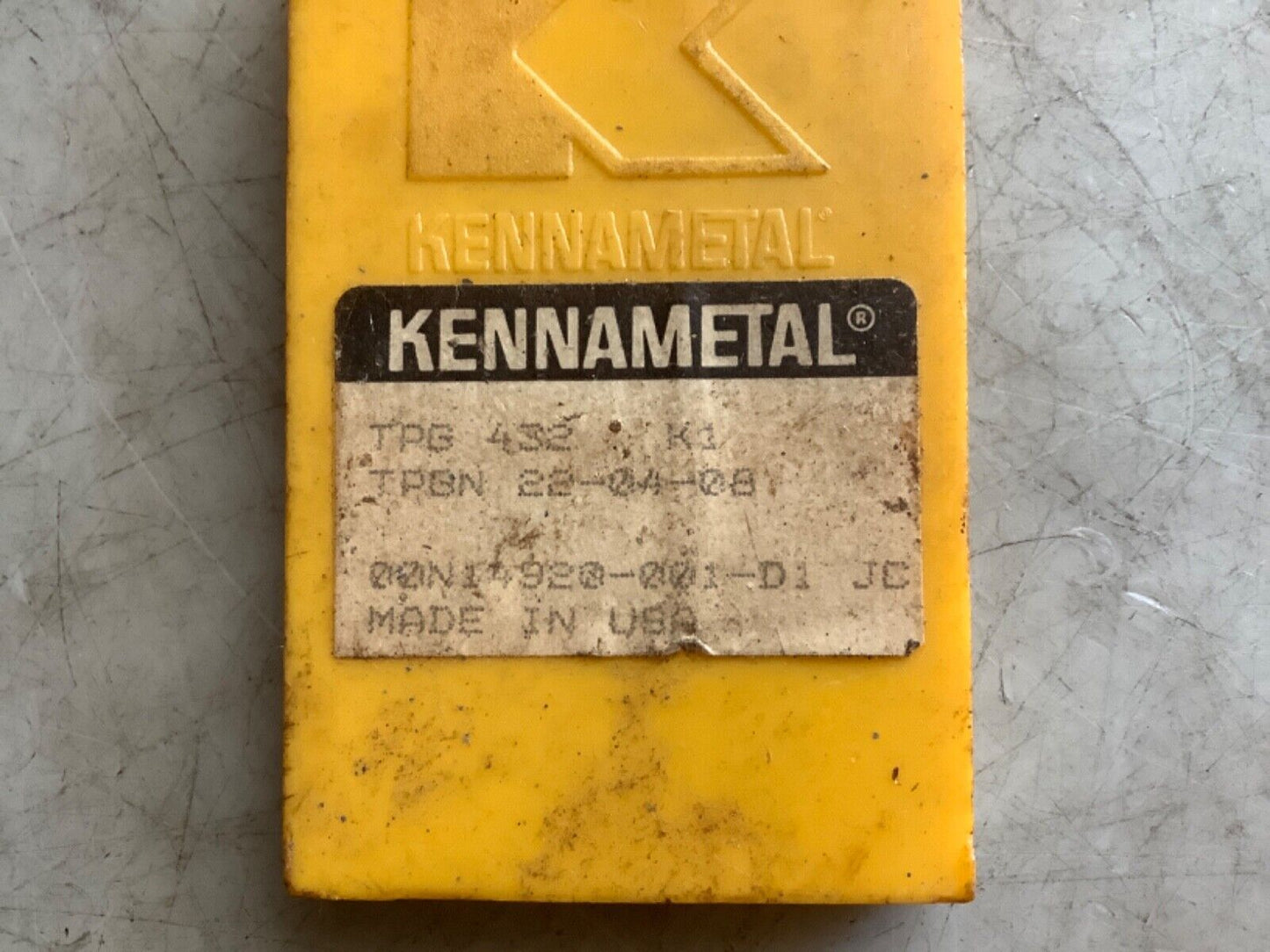 KENNAMETAL TPG-432 K1 INSERTS 333 - QTY 6