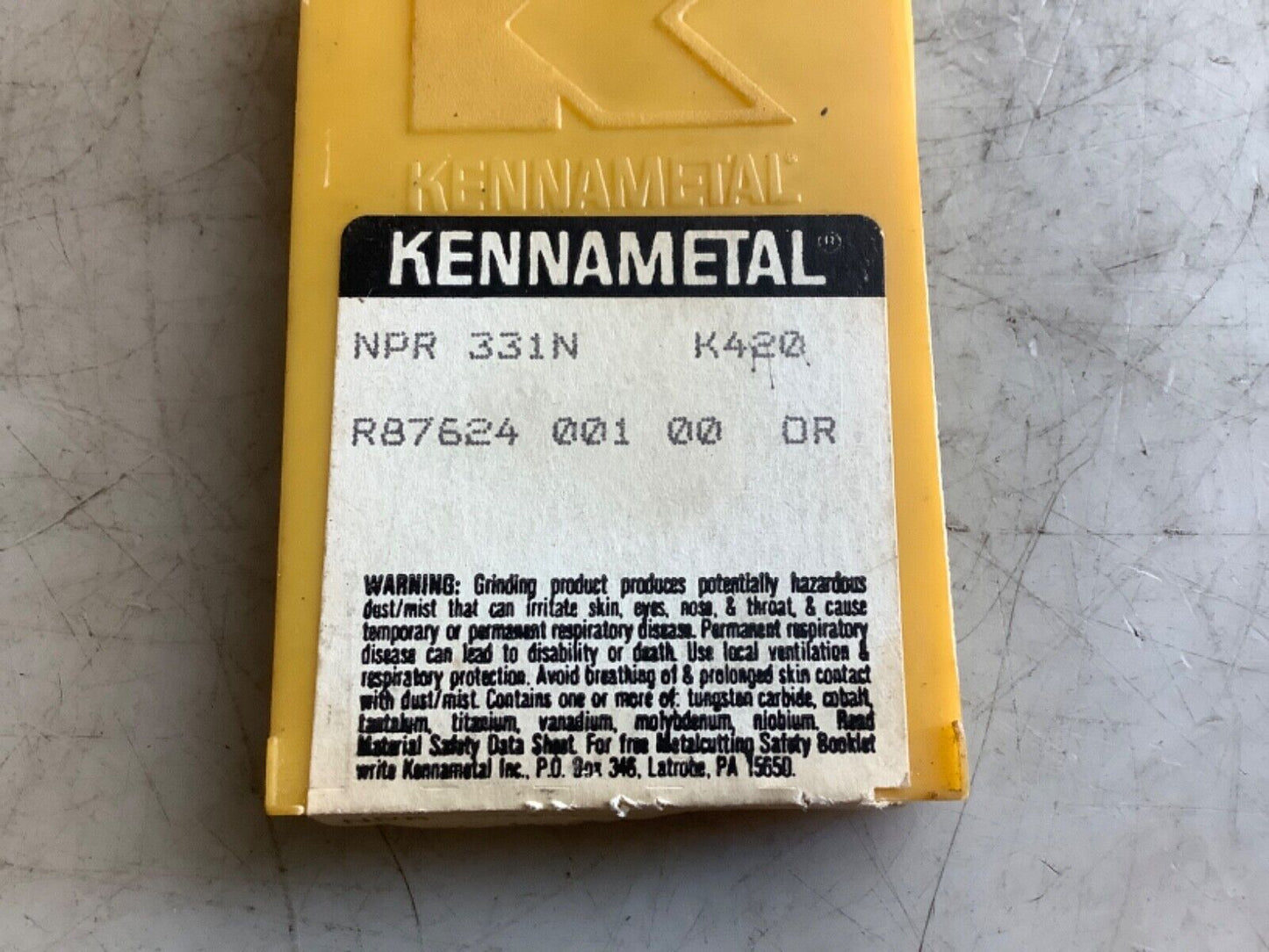 KENNAMETAL NPR 331N K420 INSERTS 333 - QTY 2