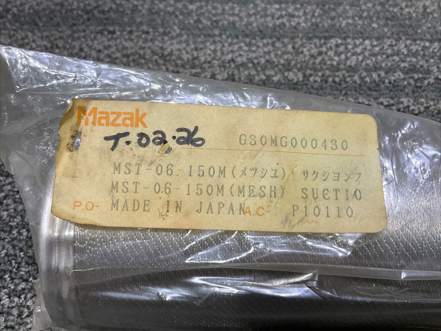 MAZAK G30MG000430 FILTER 333