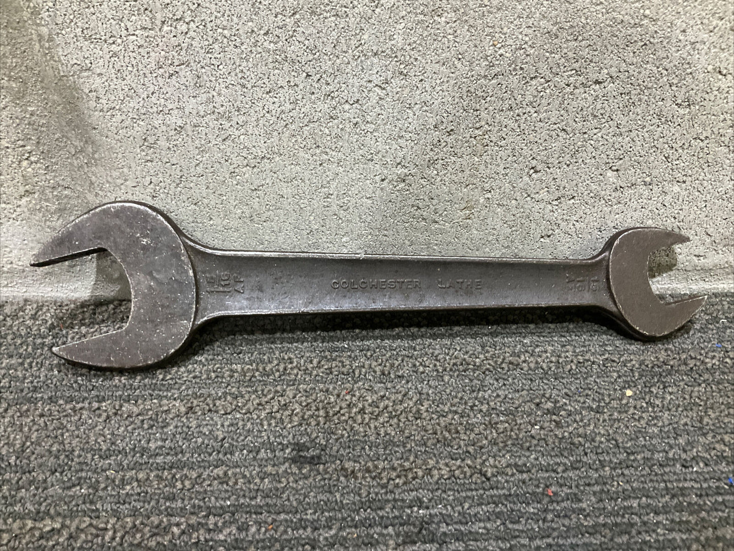 COLCHESTER LATHE 15/16 & 1 5/16 DOUBLE OPENED ENDED WRENCH 333