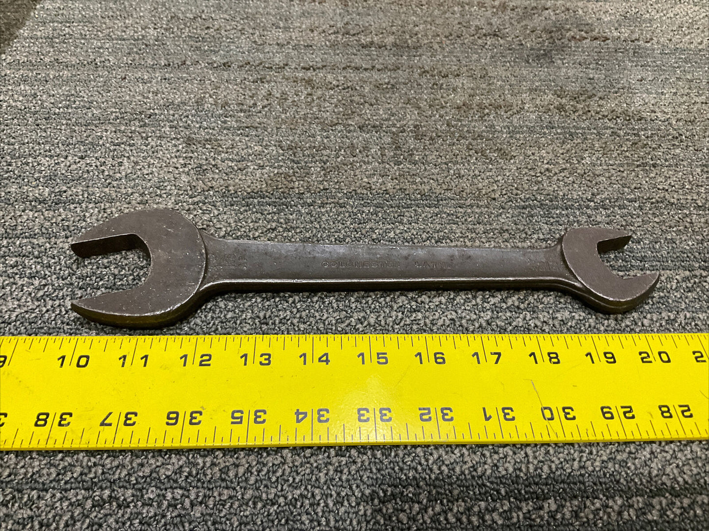 COLCHESTER LATHE 15/16 & 1 5/16 DOUBLE OPENED ENDED WRENCH 333