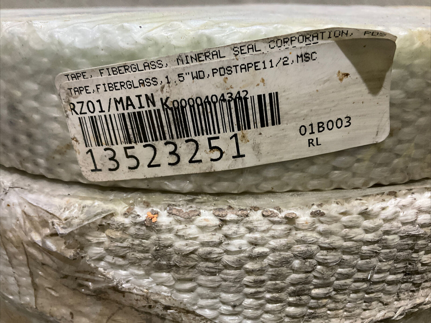 MINERAL SEAL PDSTAPE11/2 FIBERGLASS TAPE 1.5 IN WIDE 5LB 678 LOT OF 5