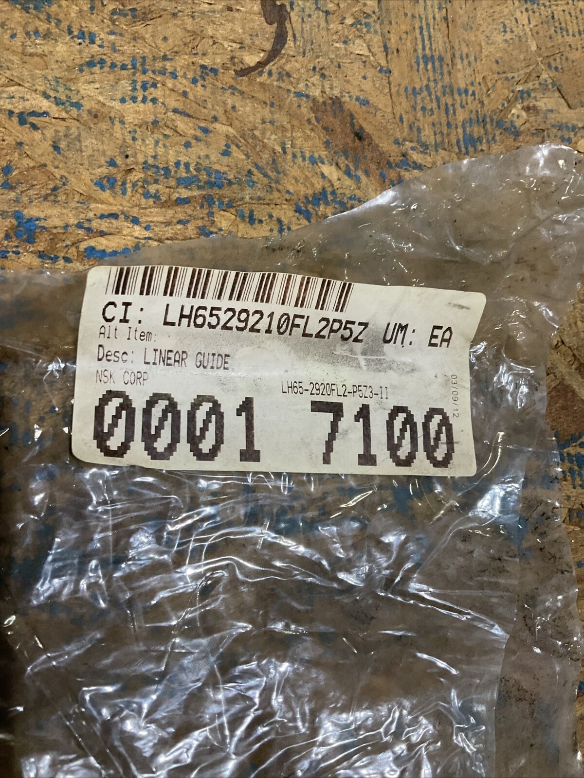 NSK LINEAR RAILS LH65-2920FL2-P5Z3-1 NSK LH65 2 RAILS 4 BEARINGS 2920MM 115 INCH