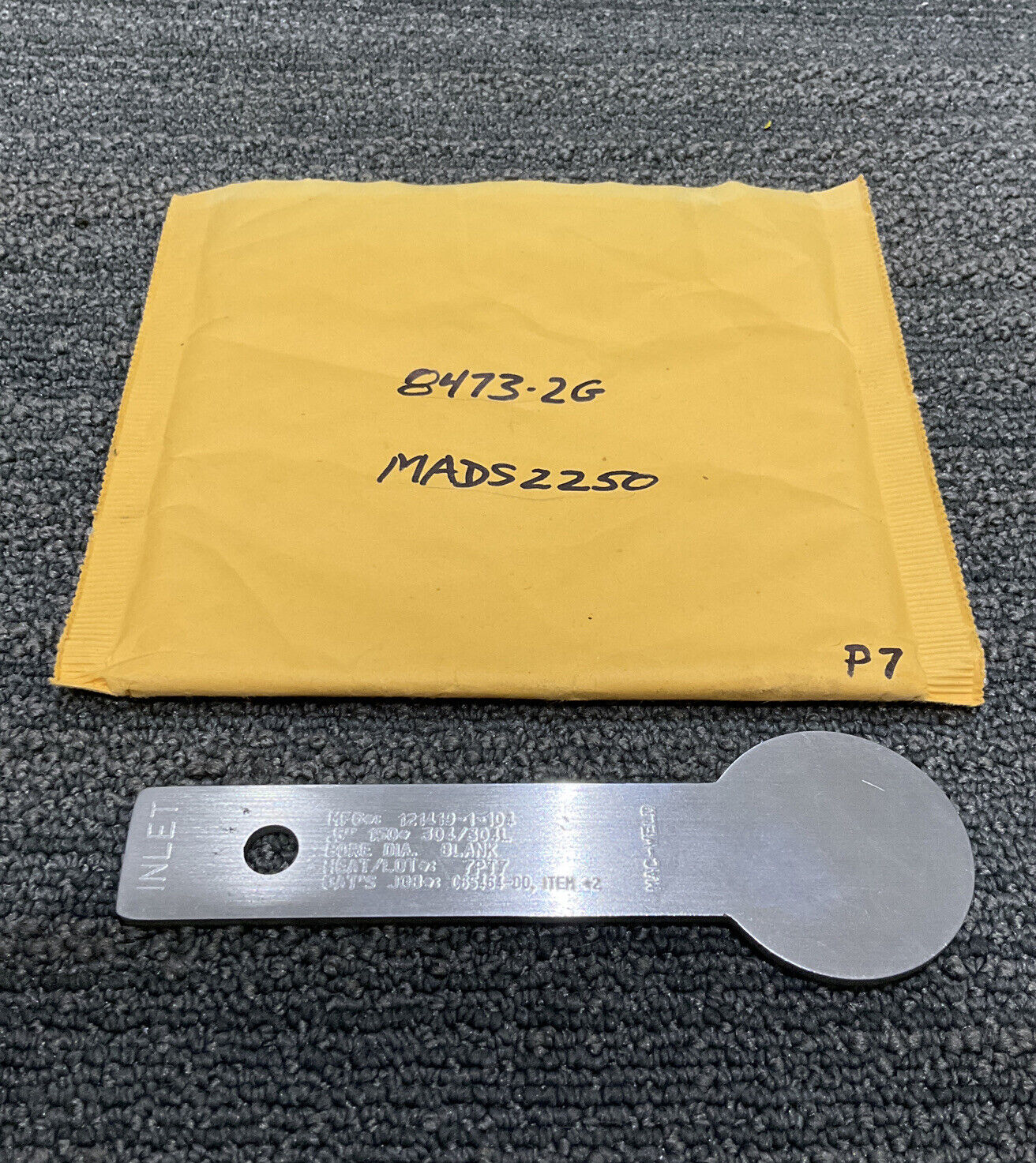 MAC-WELD ORIFICE PLATE .5” 121419-1-104